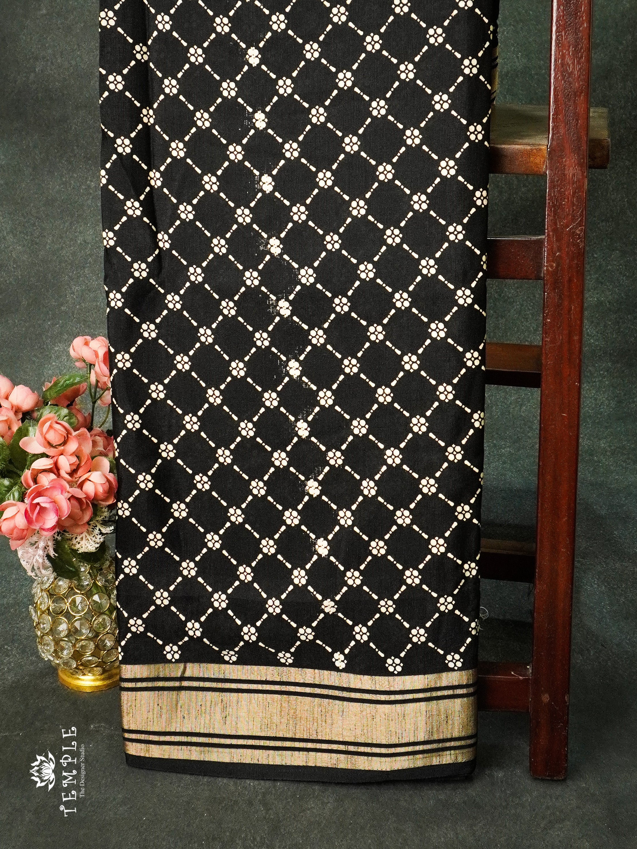 Fancy Printed Georgette Saree | TTDS1182