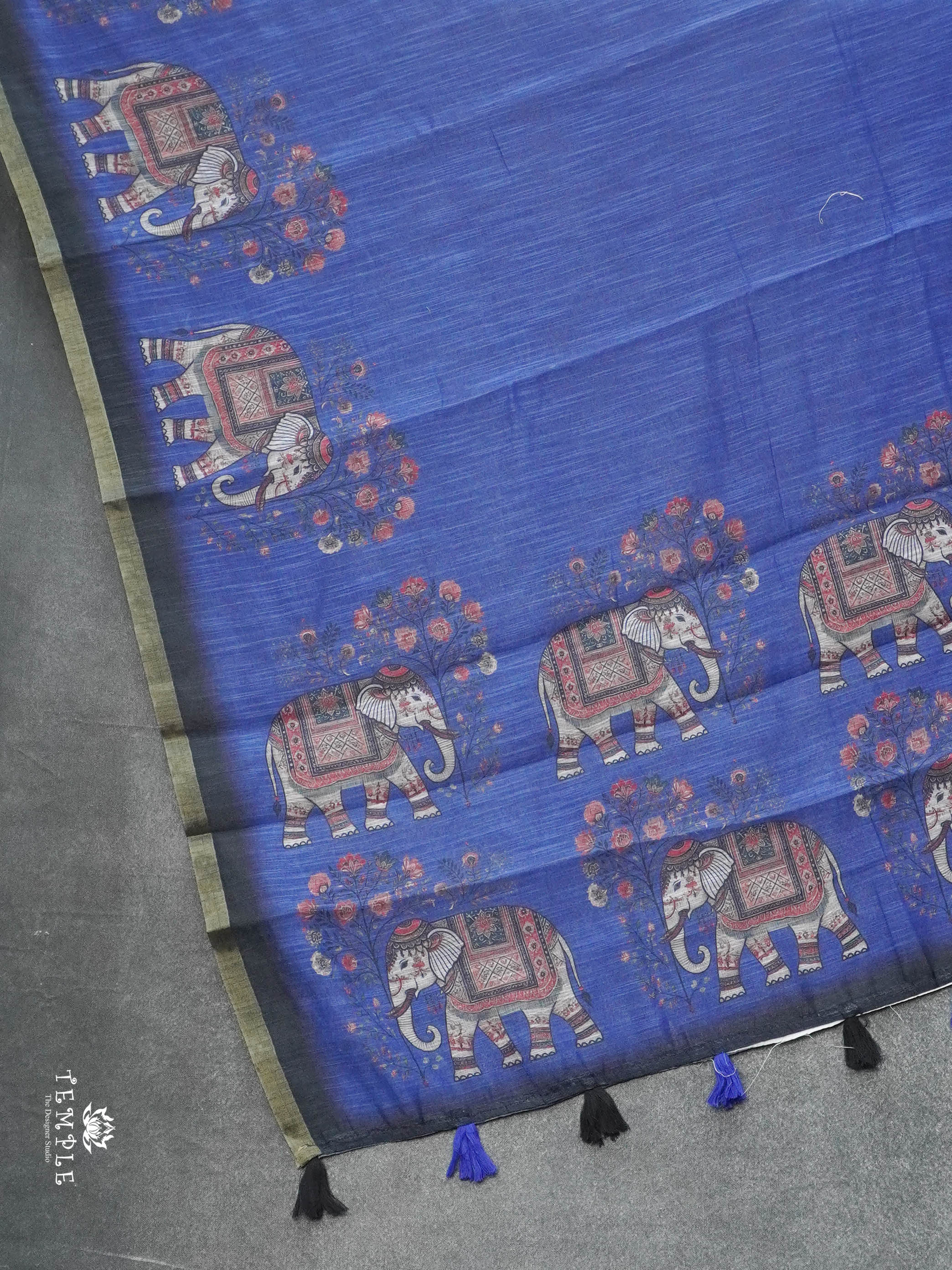 Linen Cotton Saree | TTDS3039