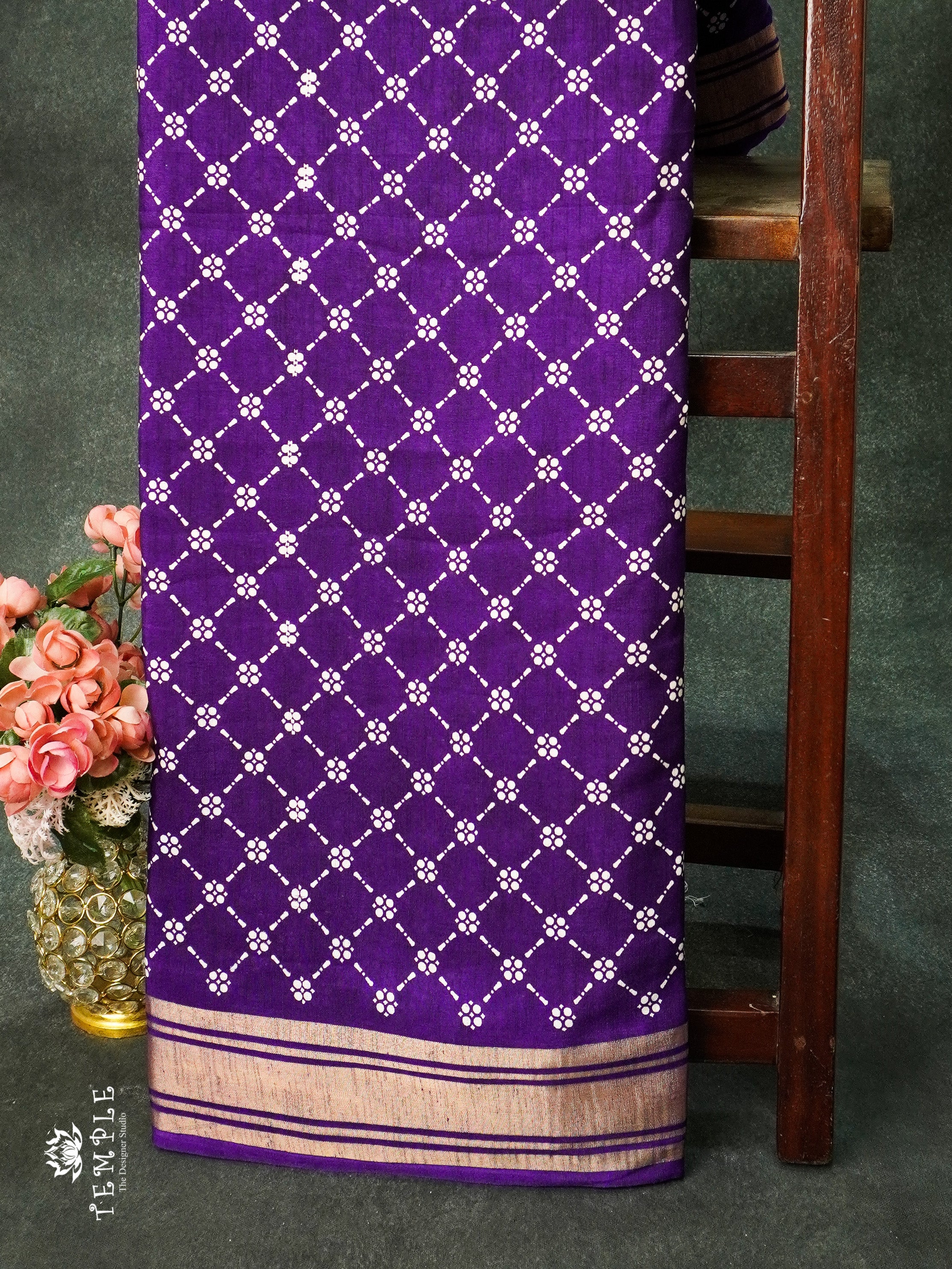 Fancy Printed Georgette Saree | TTDS1182