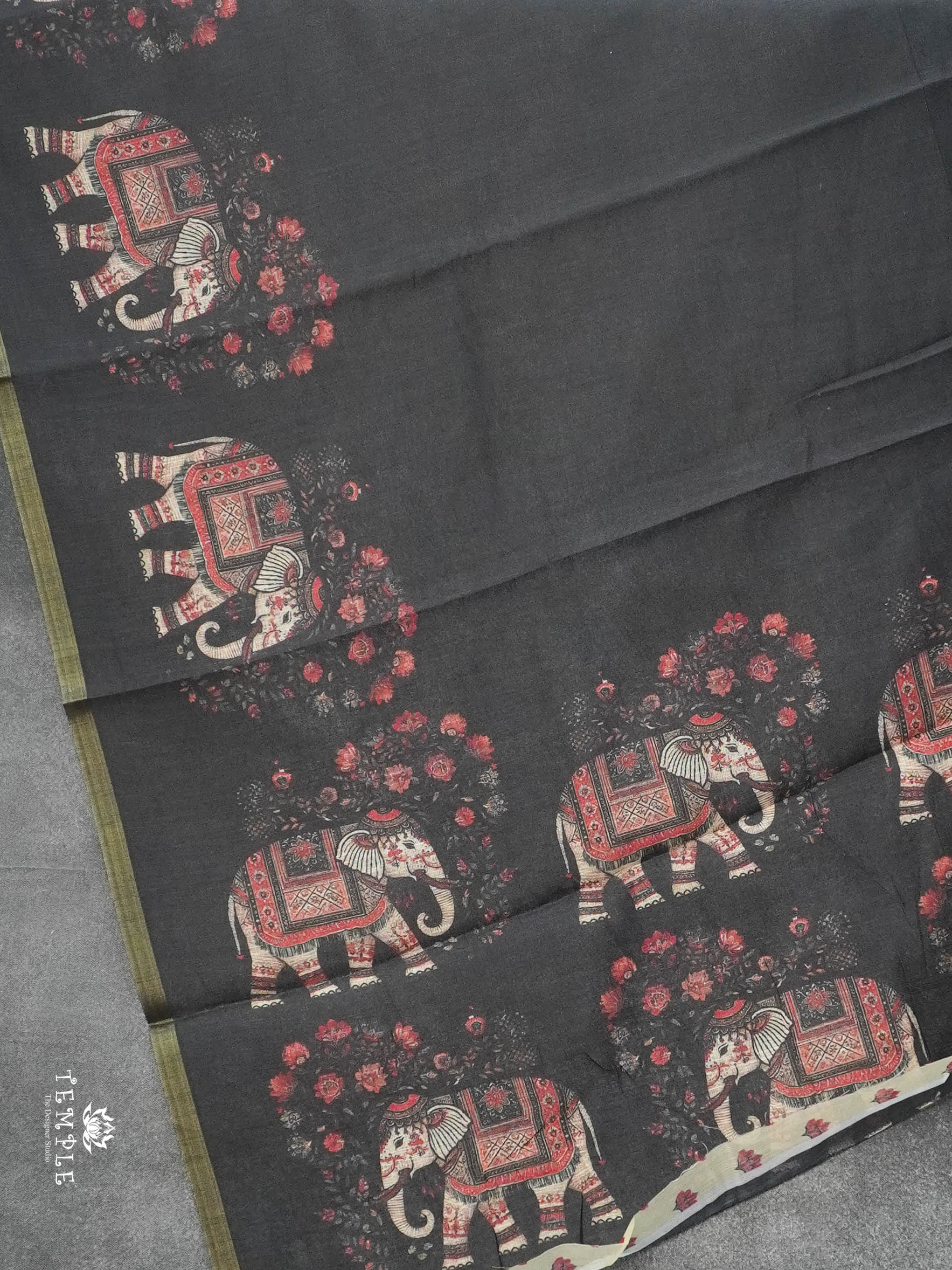 Linen Cotton Saree | TTDS3036