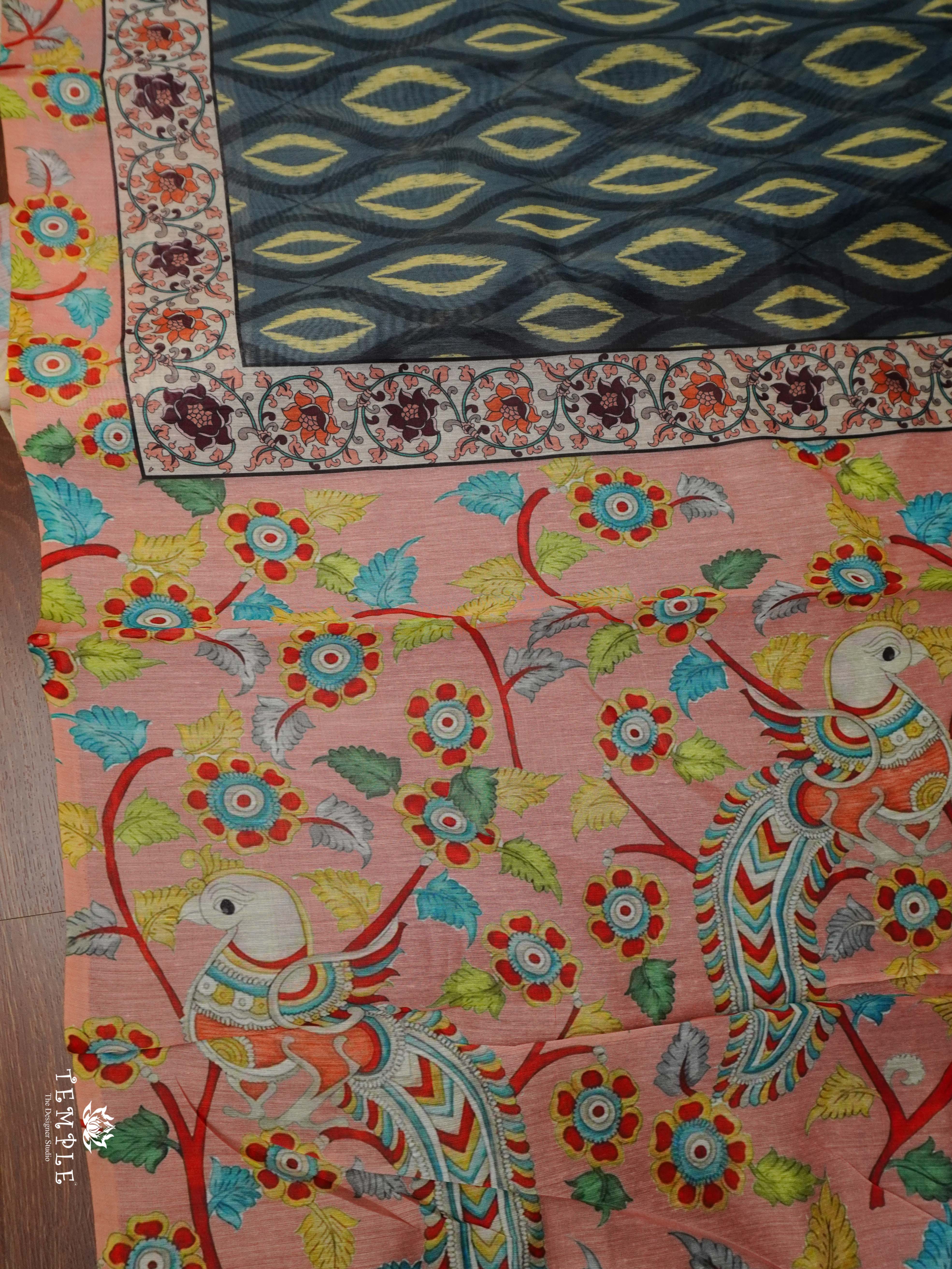 Varnika Printed Chanderi Cotton Saree | TTDS2098