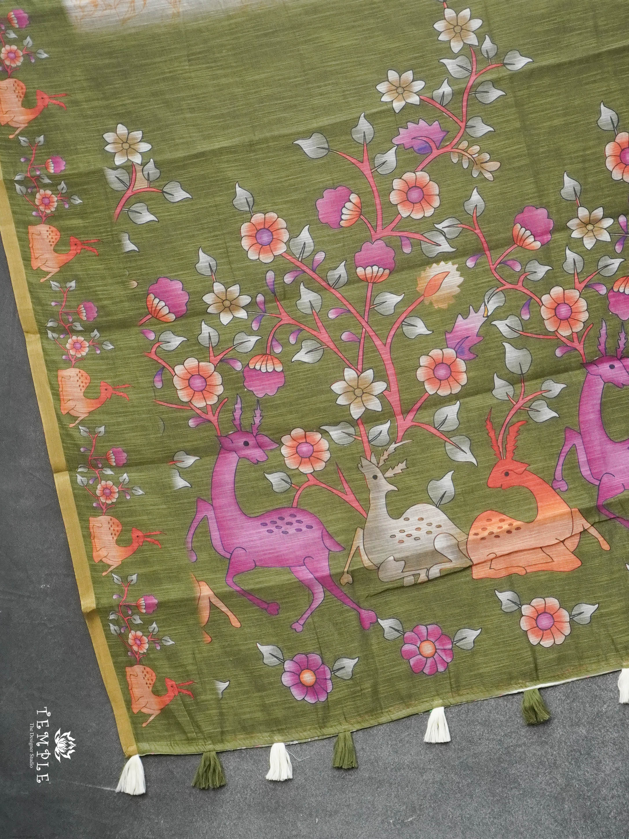 Chanderi Cotton Saree | TTDS3037