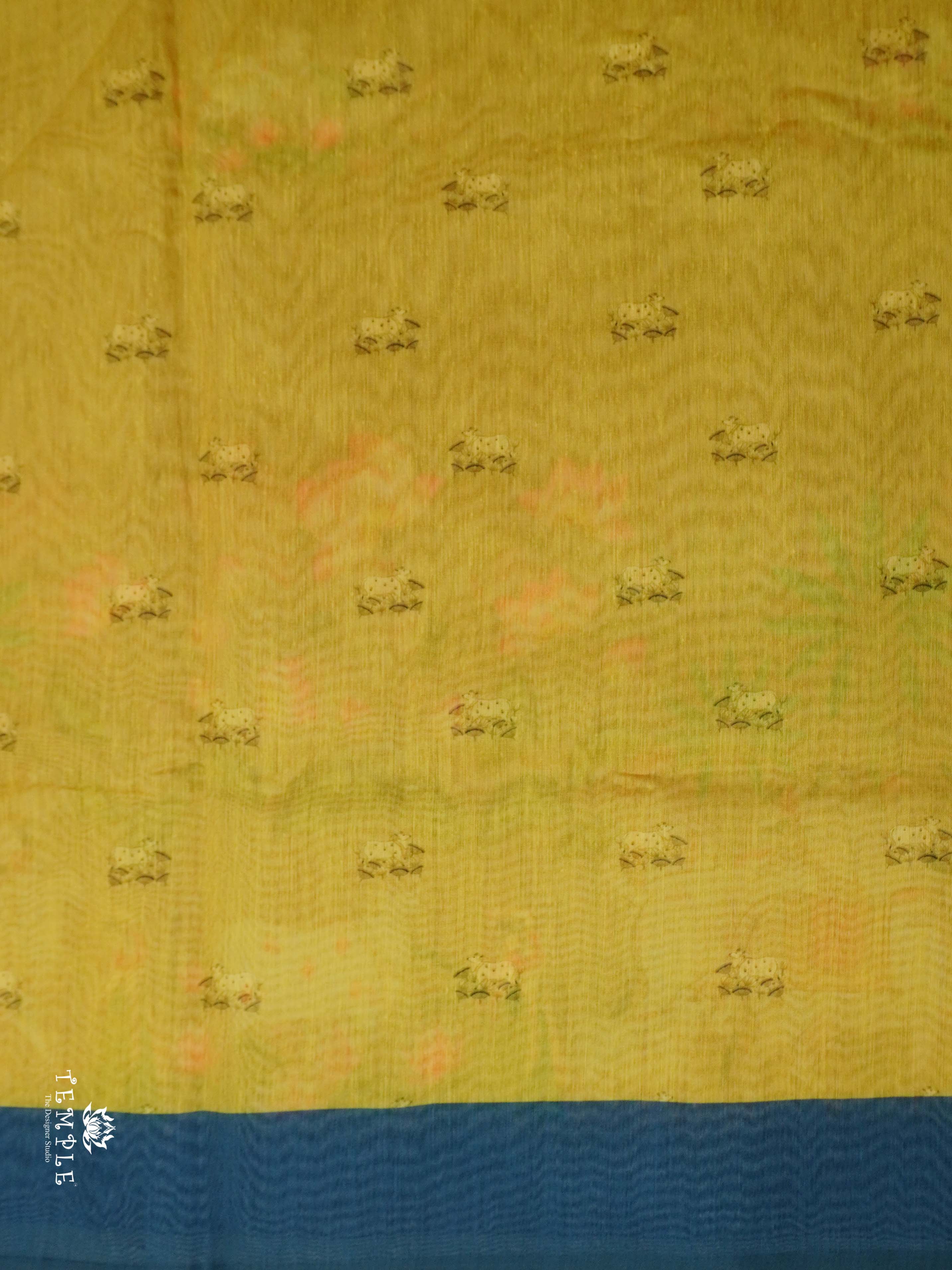 Varnika Printed Chanderi Cotton Saree | TTDS2098