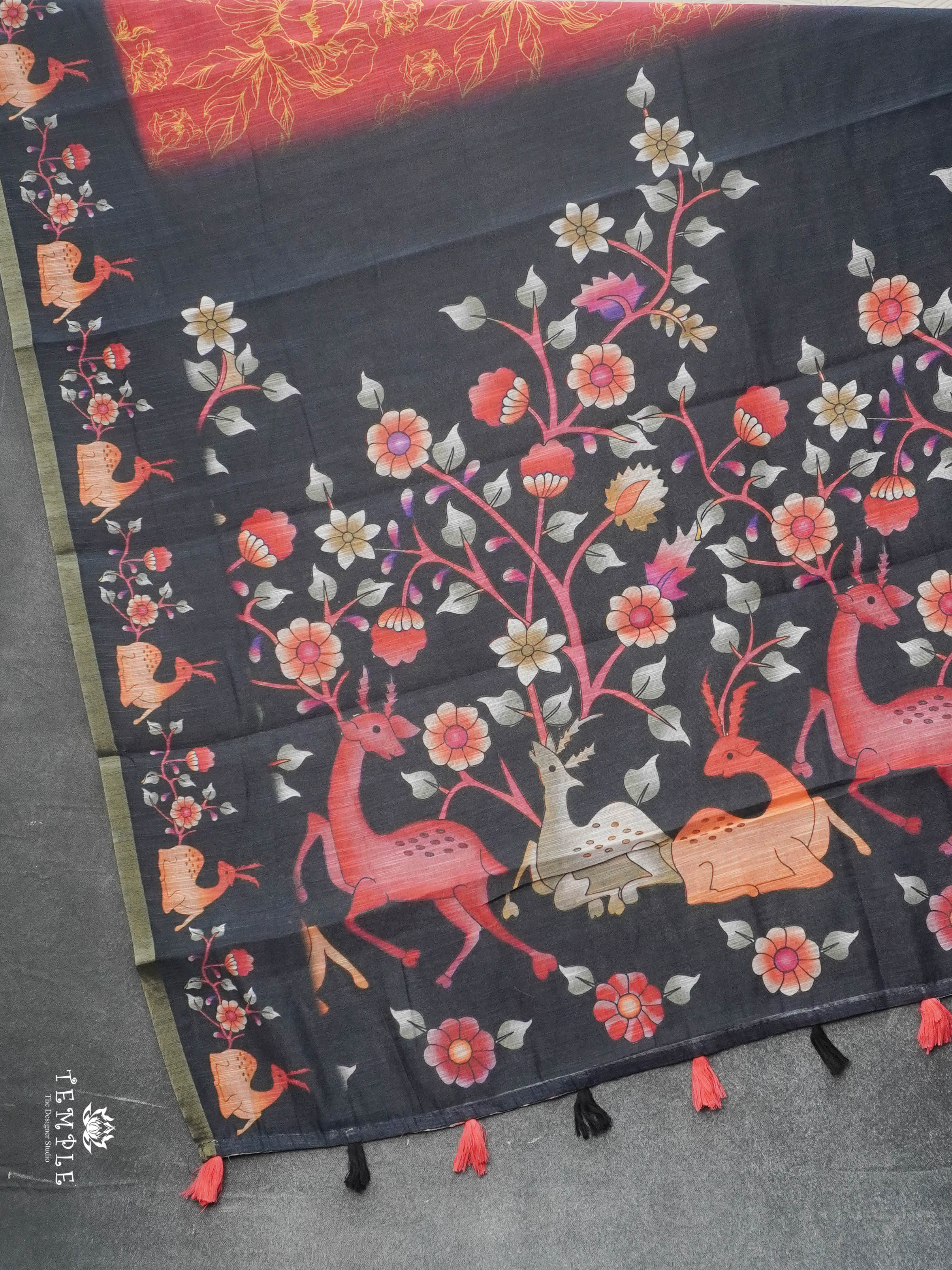 Chanderi Cotton Saree | TTDS3037