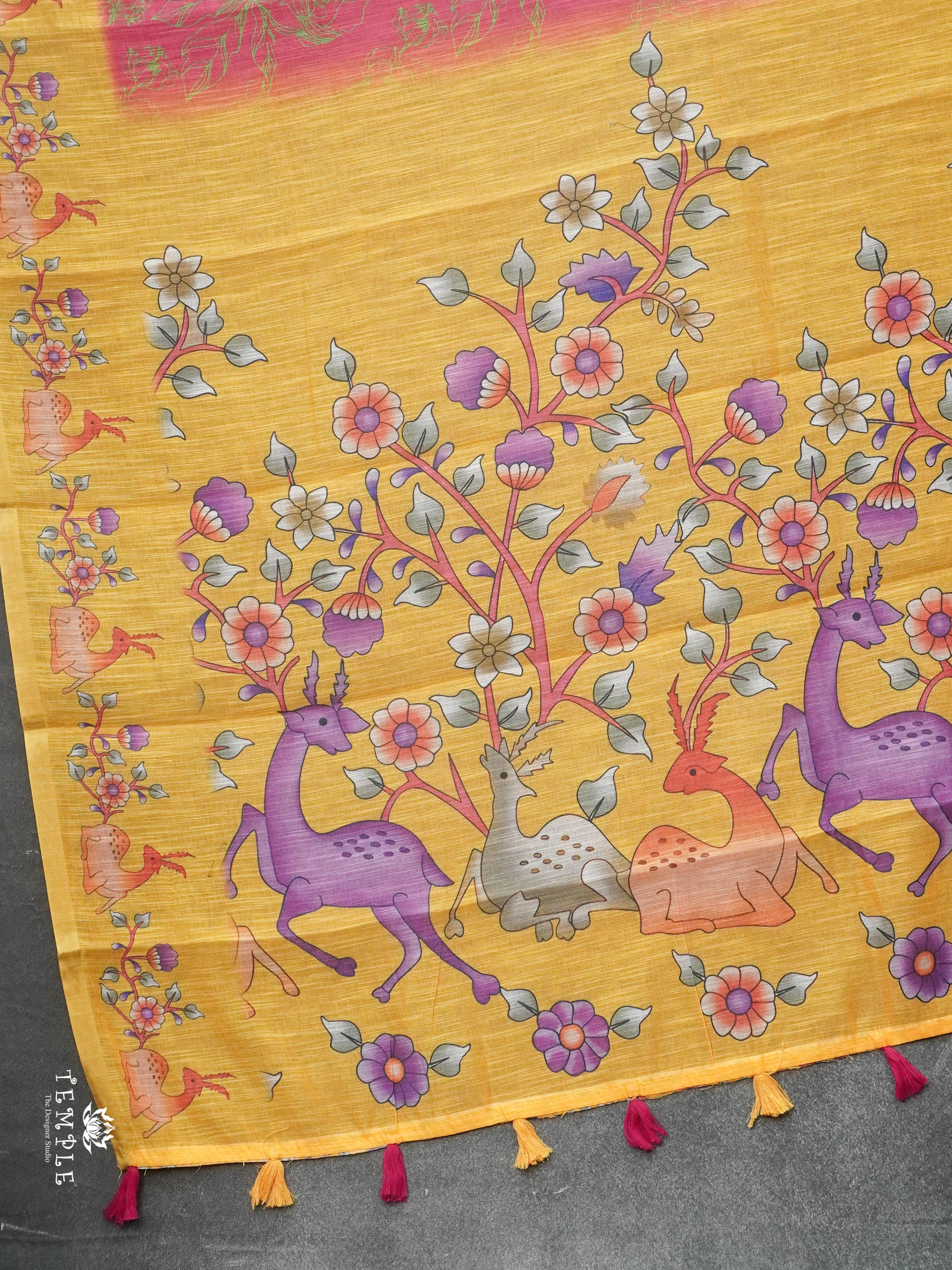 Chanderi Cotton Saree | TTDS3037