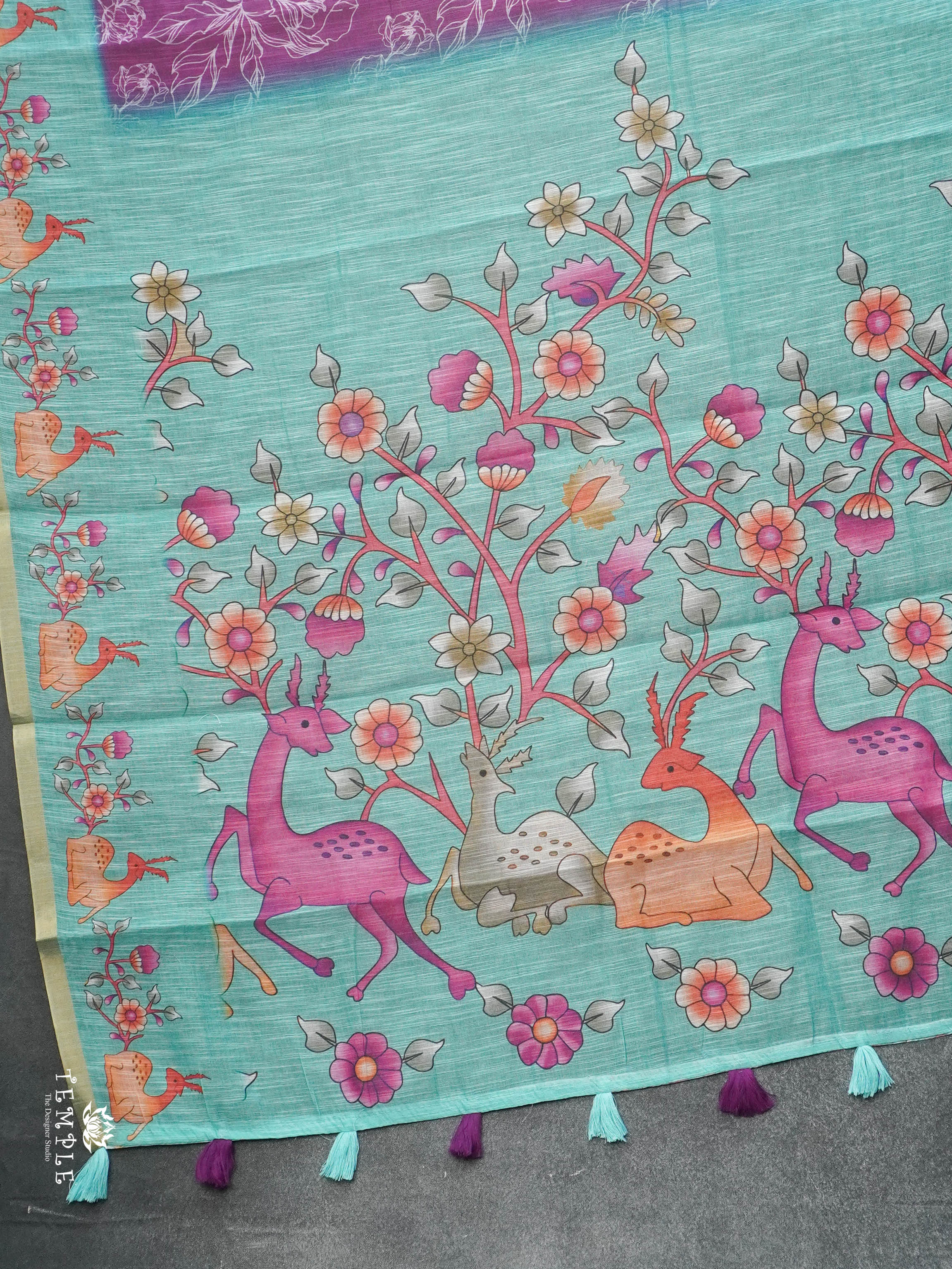 Chanderi Cotton Saree | TTDS3037