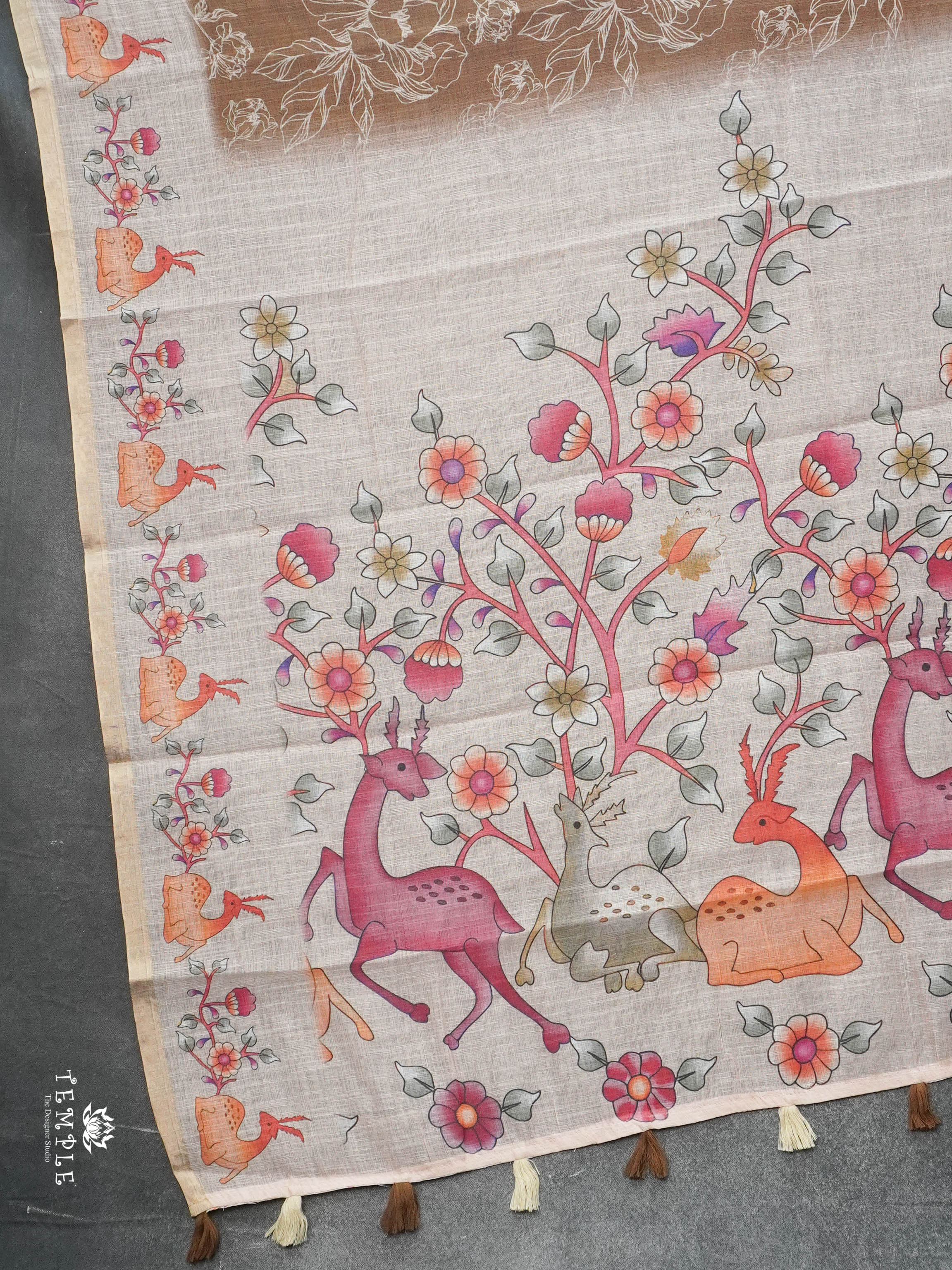 Chanderi Cotton Saree | TTDS3037