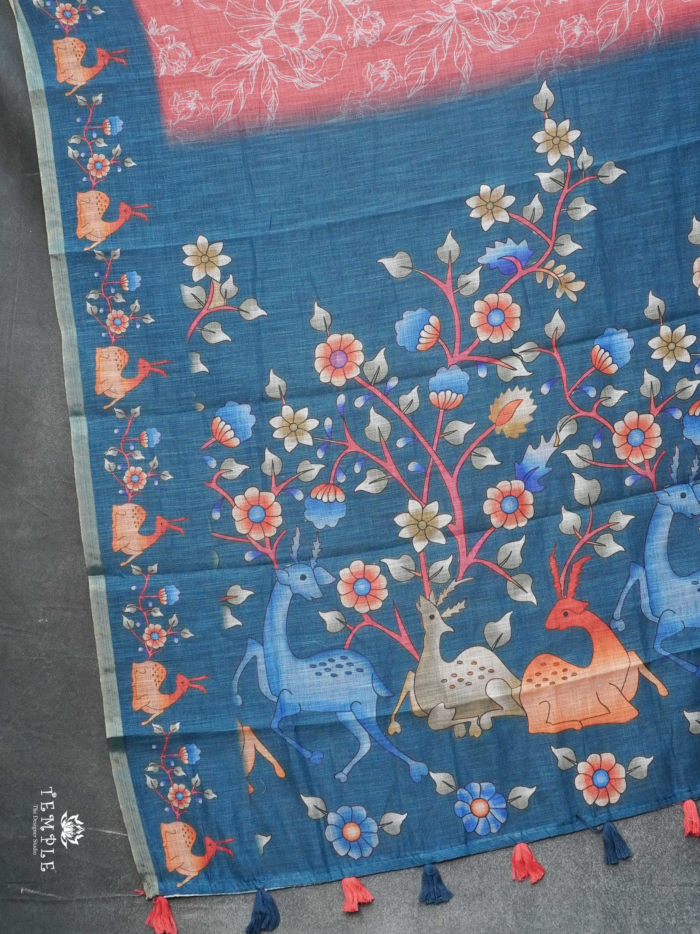 Chanderi Cotton Saree | TTDS3037