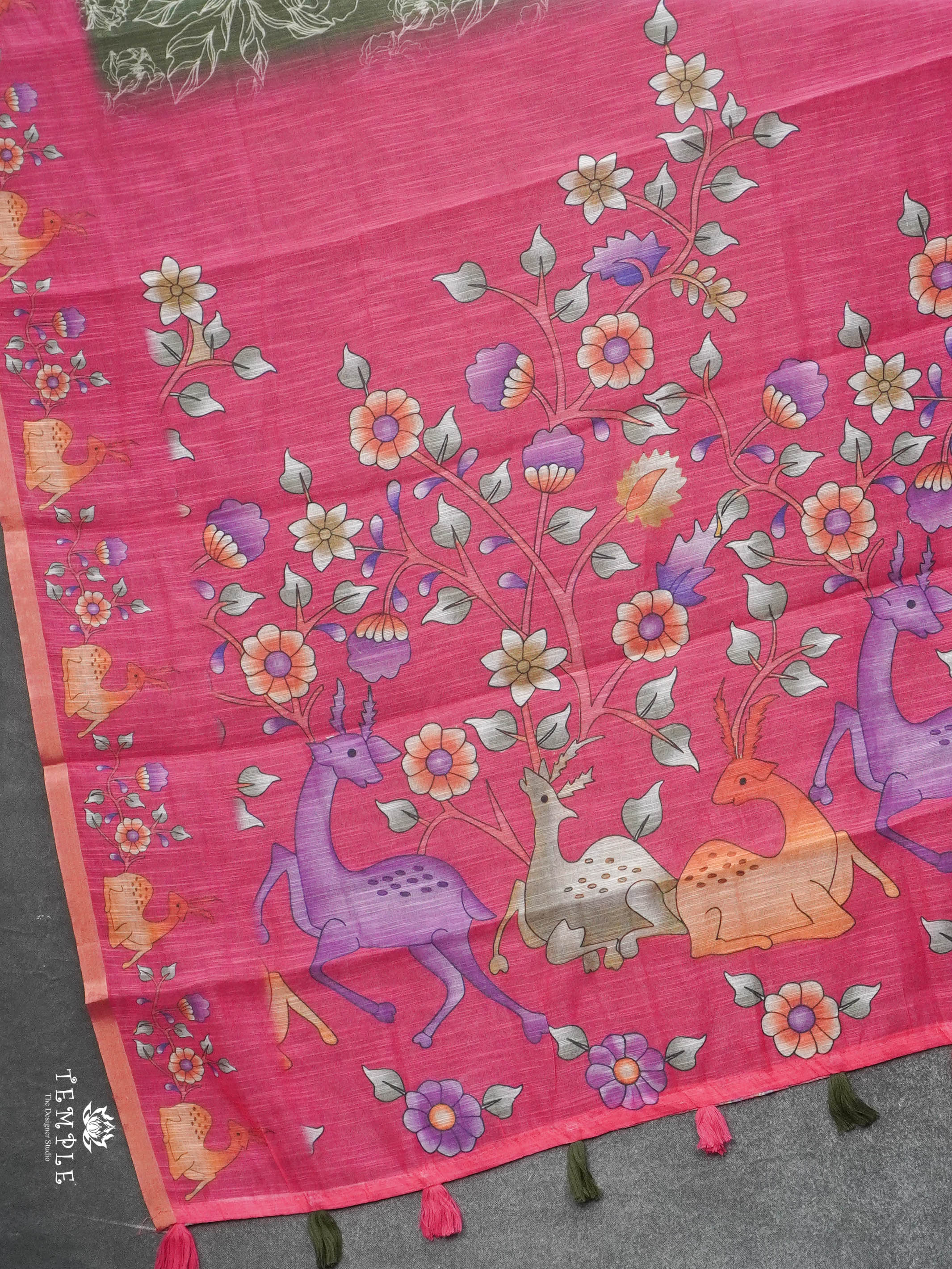 Chanderi Cotton Saree | TTDS3037