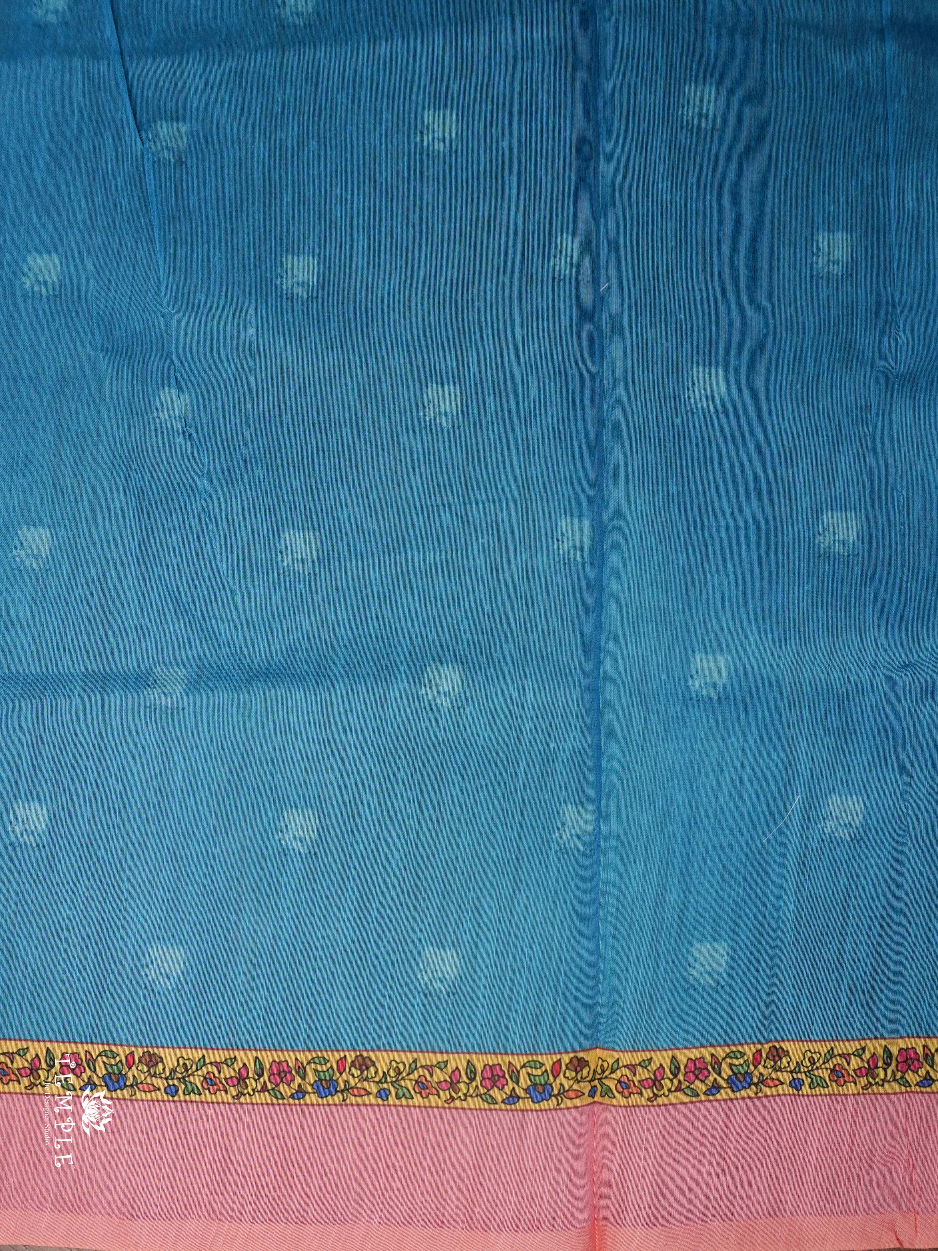 Varnika Printed Chanderi Cotton Saree | TTDS2098