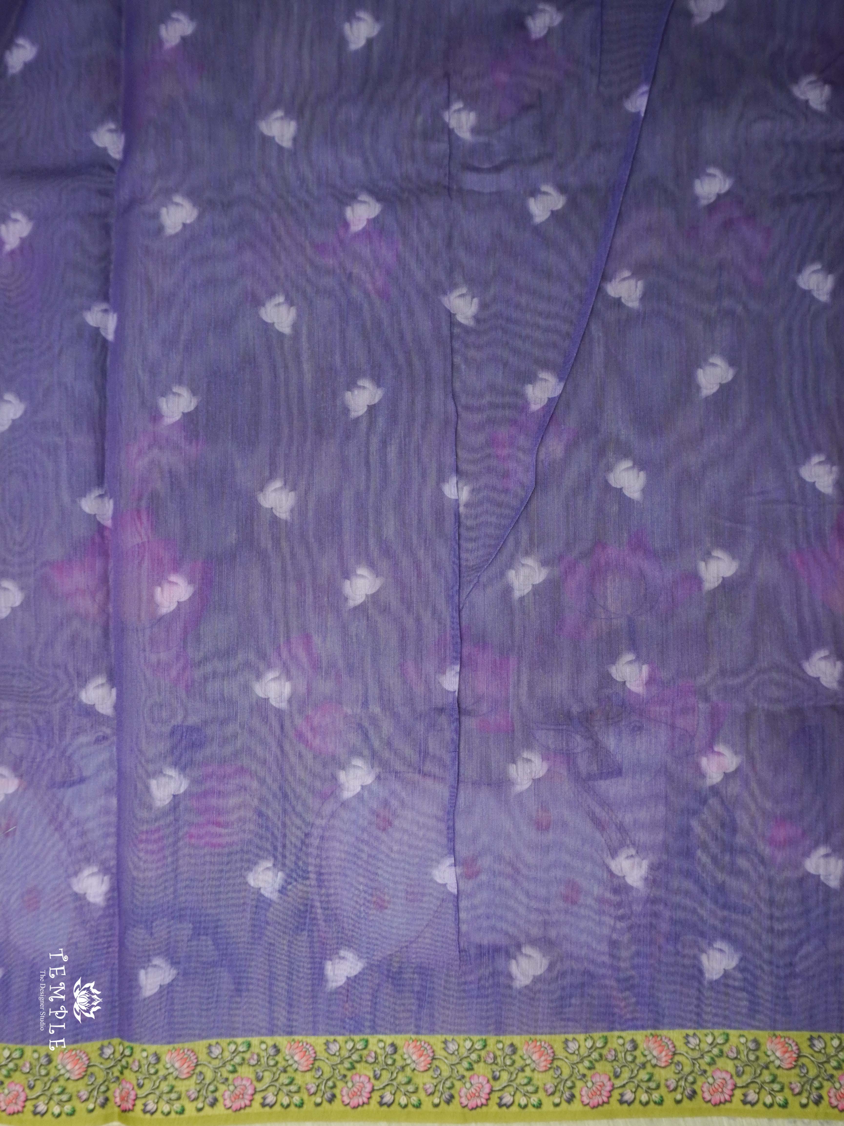 Varnika Printed Chanderi Cotton Saree | TTDS2098