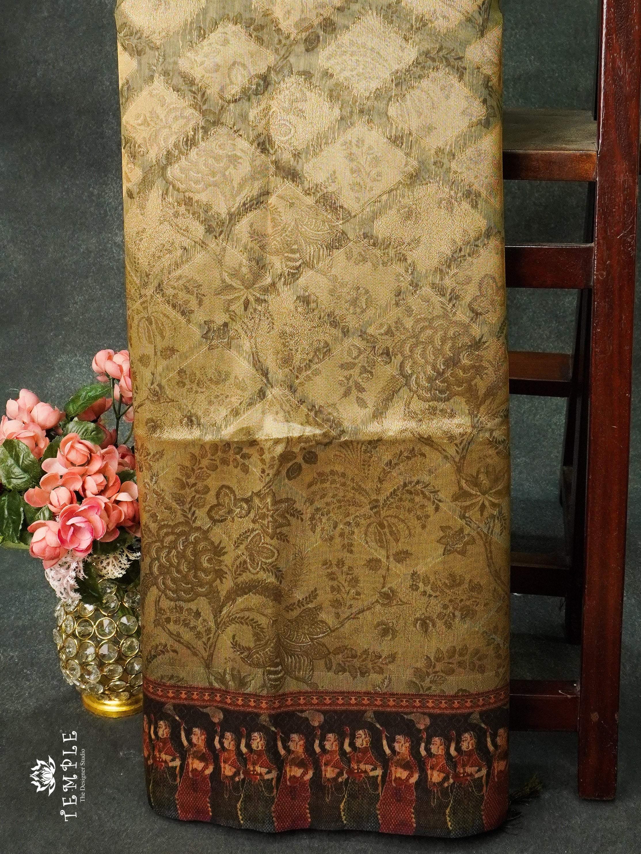 Tissue Silk Saree With Digital Print | TTDS1186