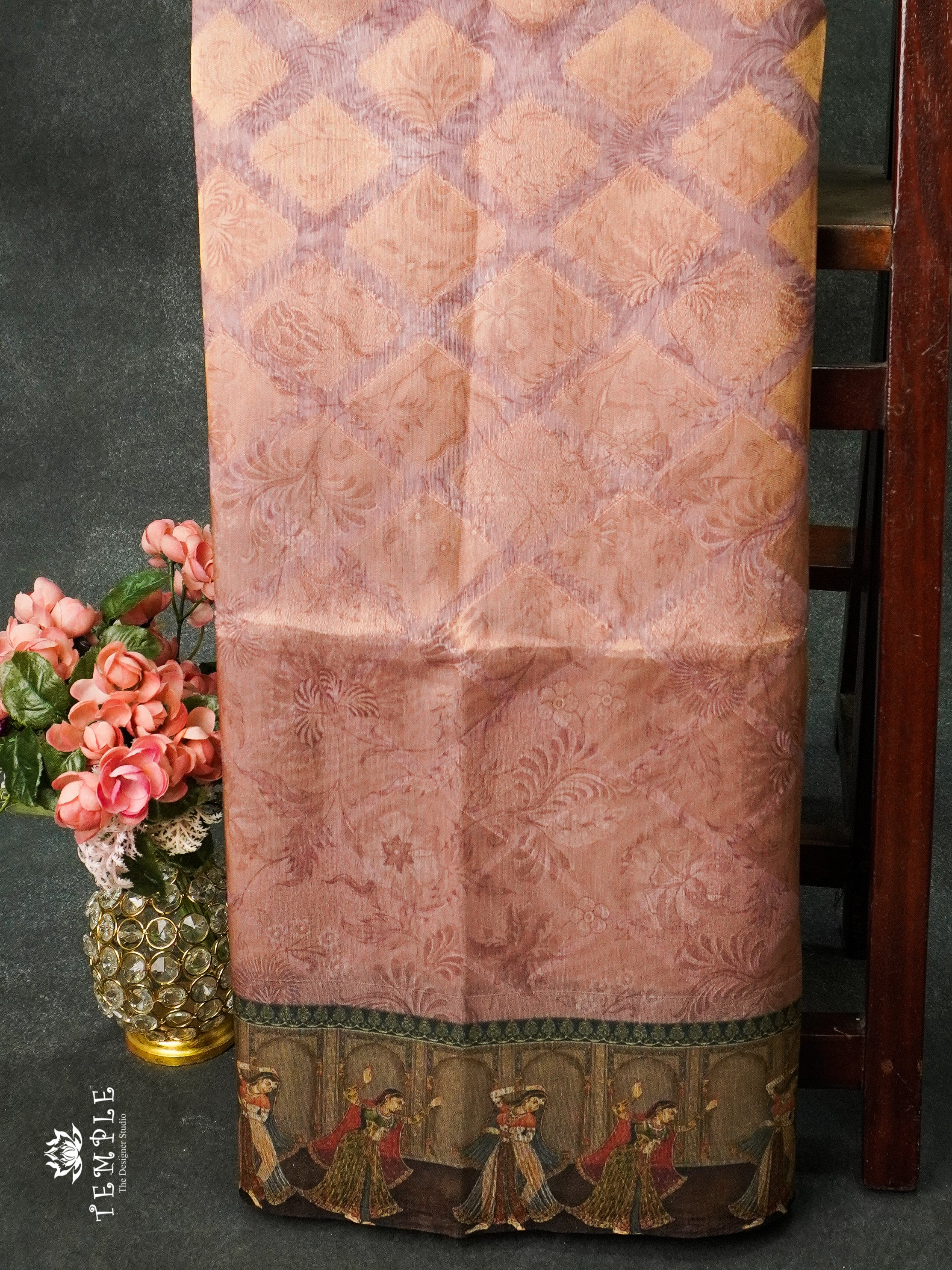 Tissue Silk Saree With Digital Print | TTDS1186