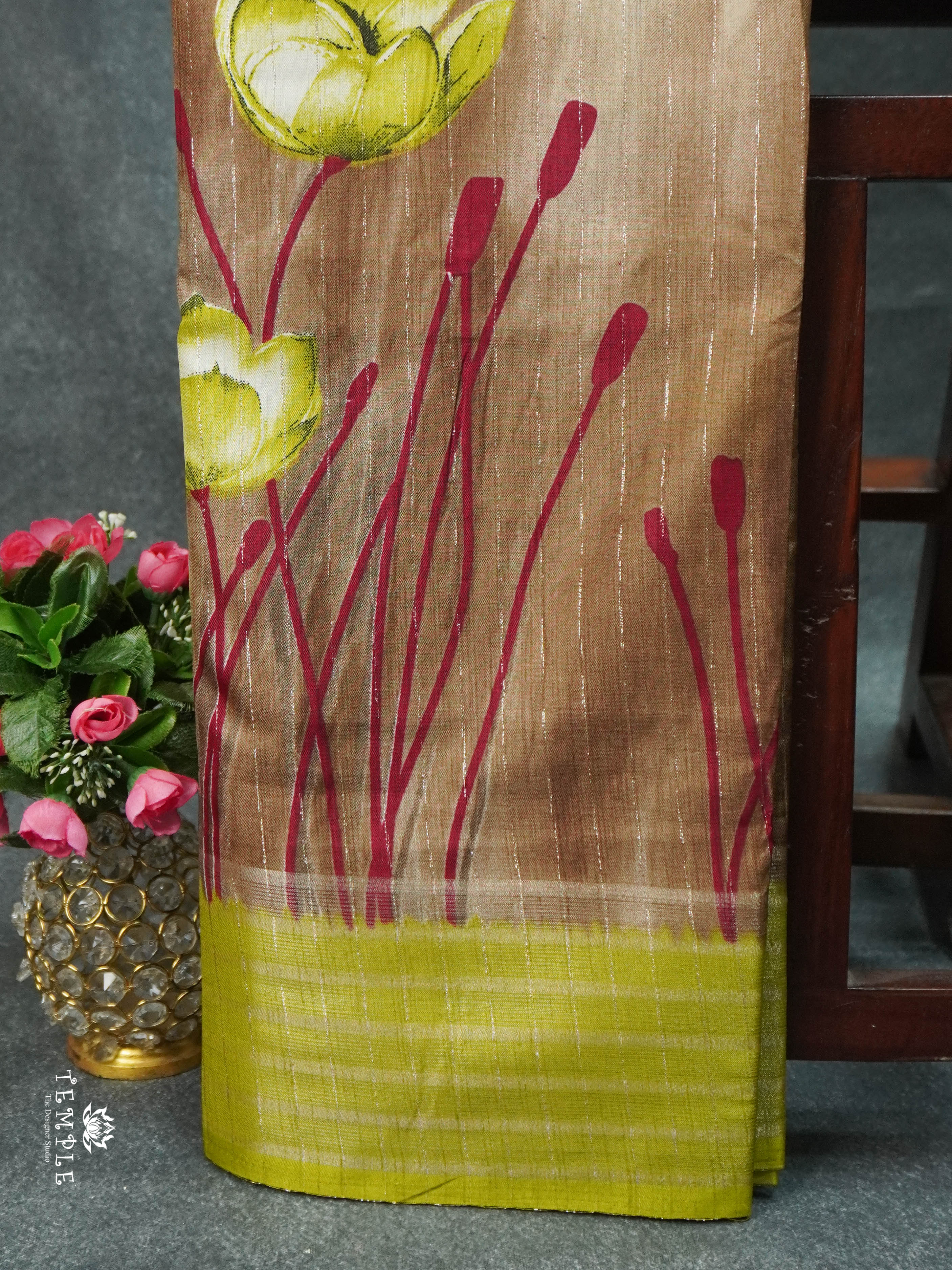 Binny Silk Saree With Zari Stripes | TTDS1599 | Pongal Fest