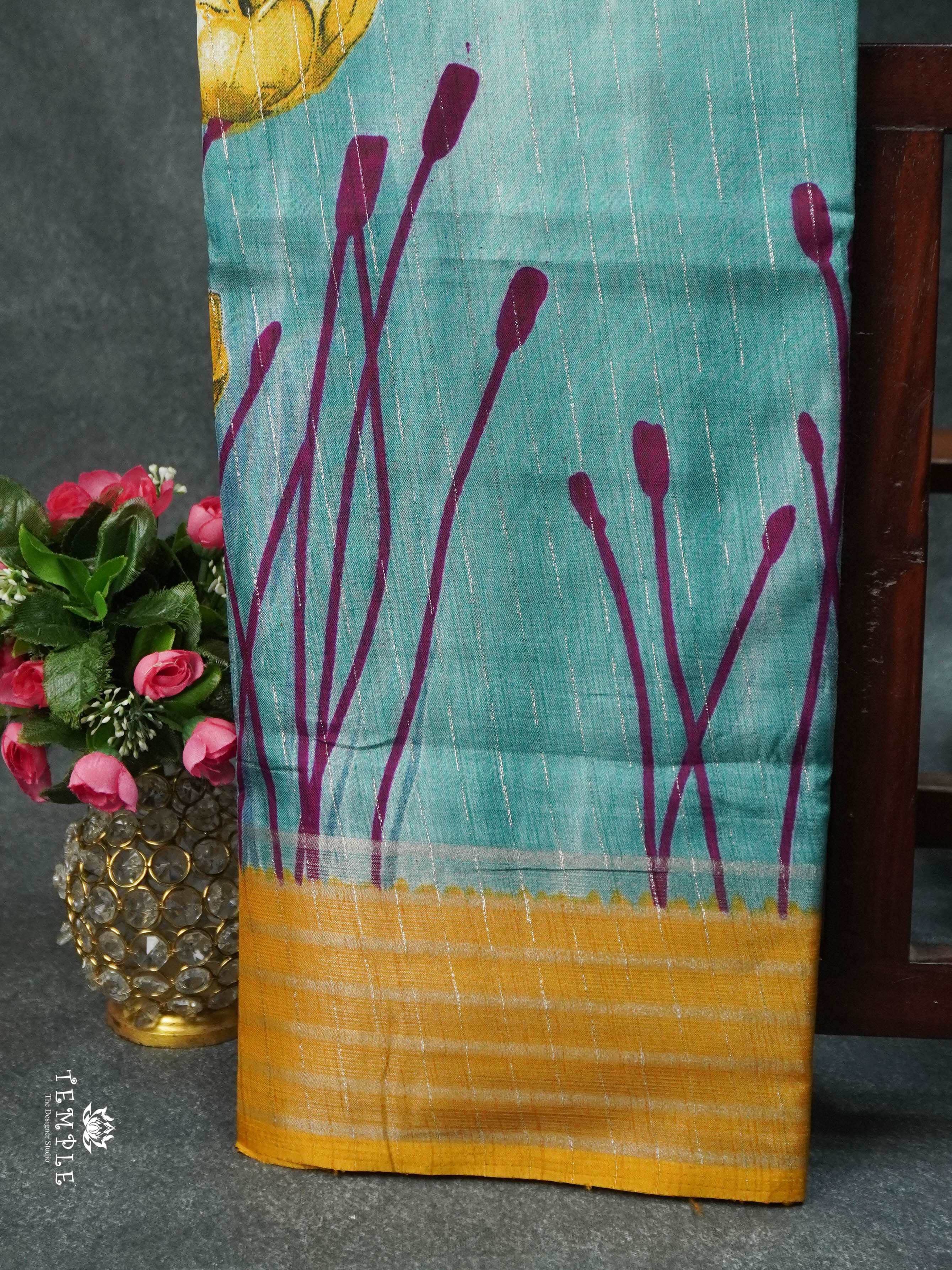 Binny Silk Saree With Zari Stripes | TTDS1599 | Pongal Fest