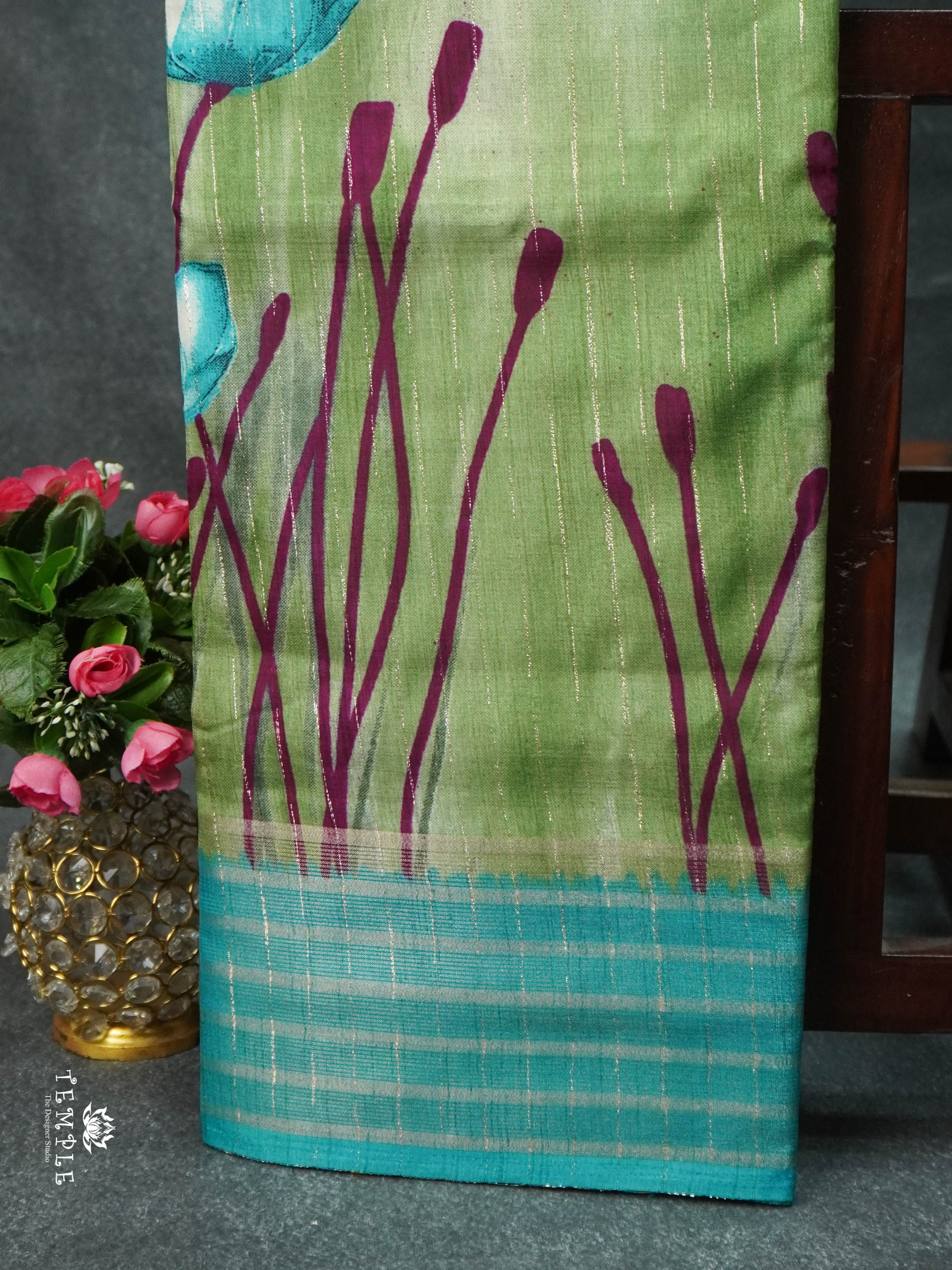 Binny Silk Saree With Zari Stripes | TTDS1599 | Pongal Fest