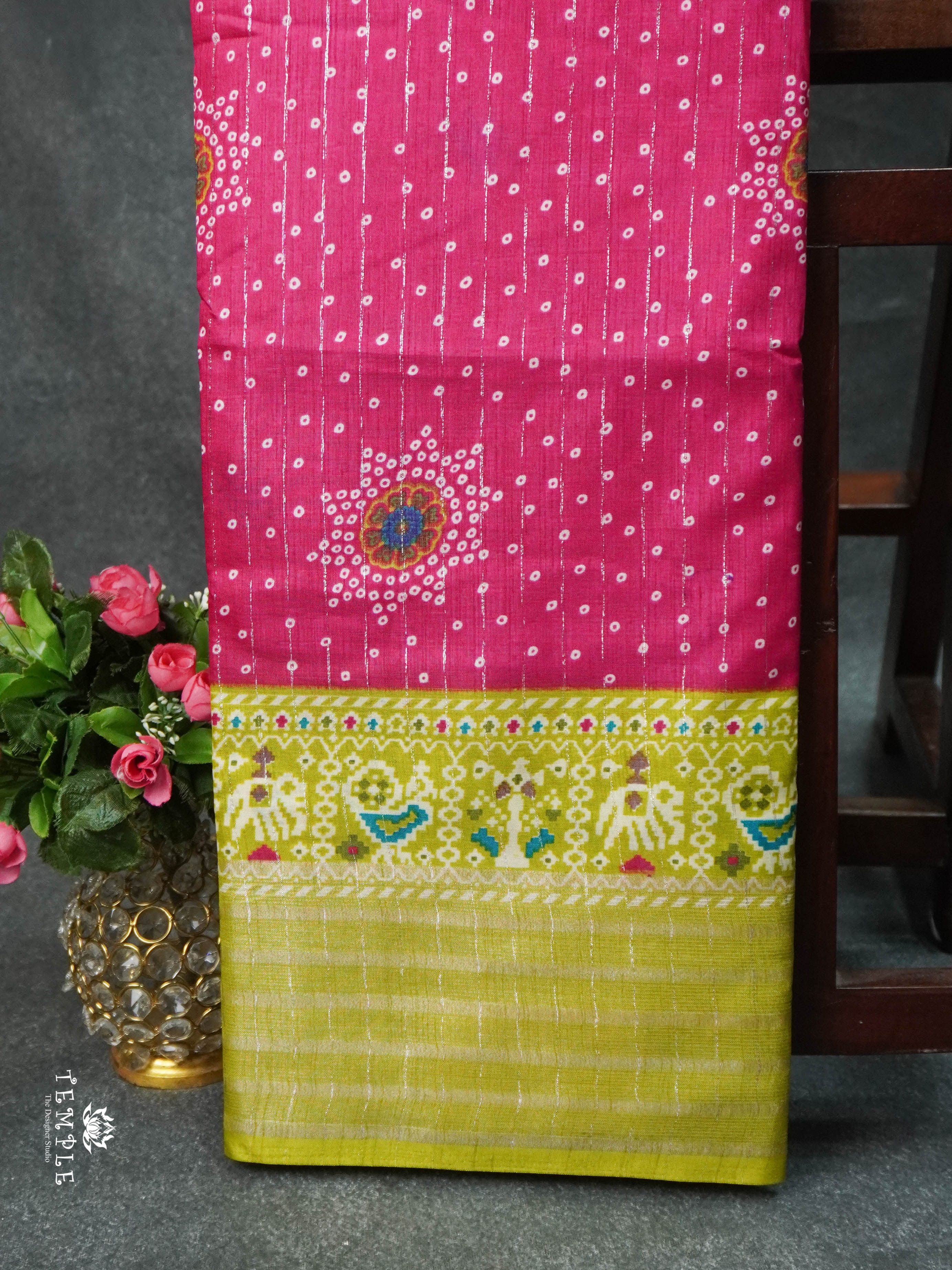 Printed Binny Silk Saree | TTDS1602 | Pongal Fest