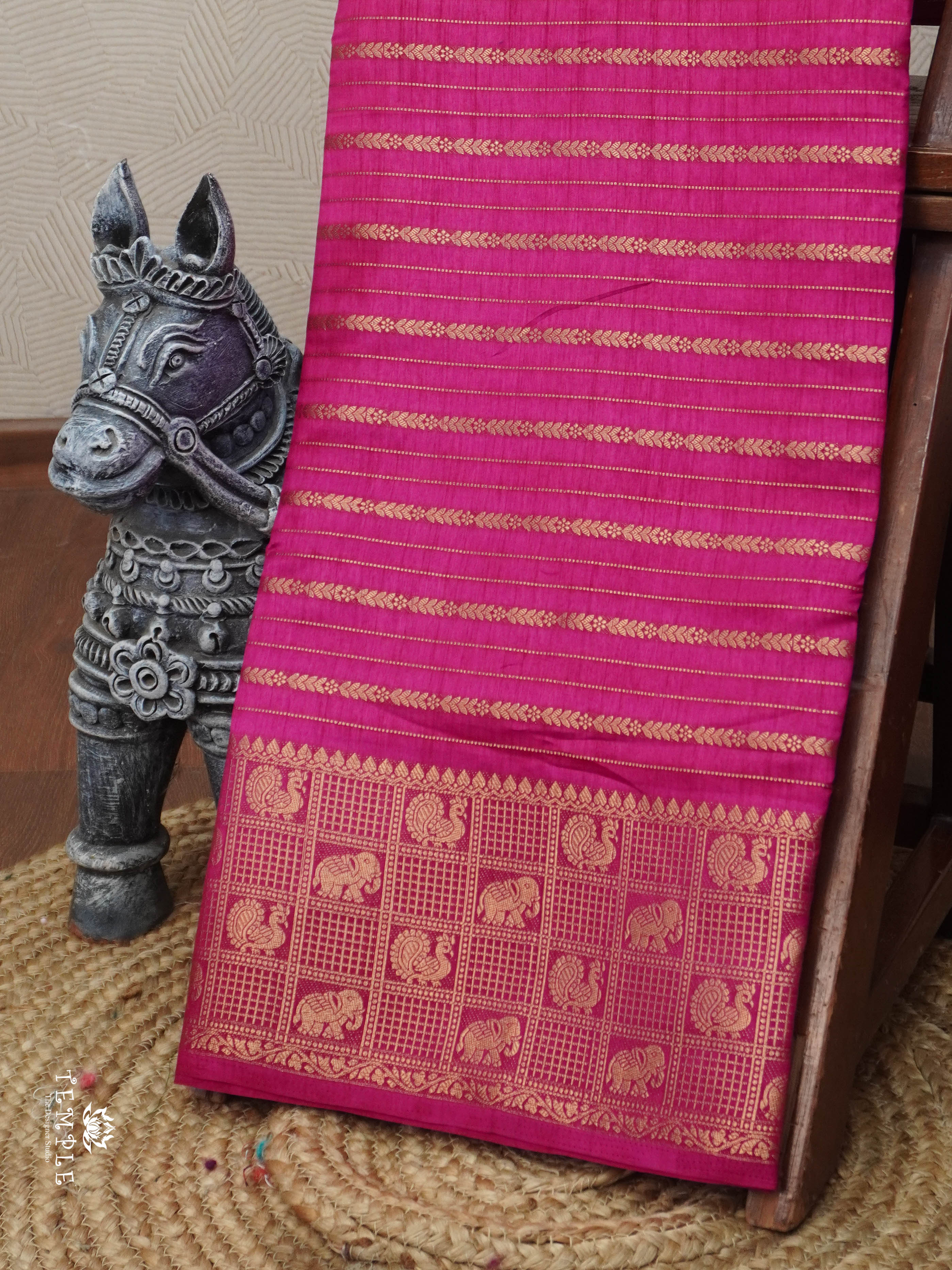 Semi Tussar Silk Saree | TTDS3042
