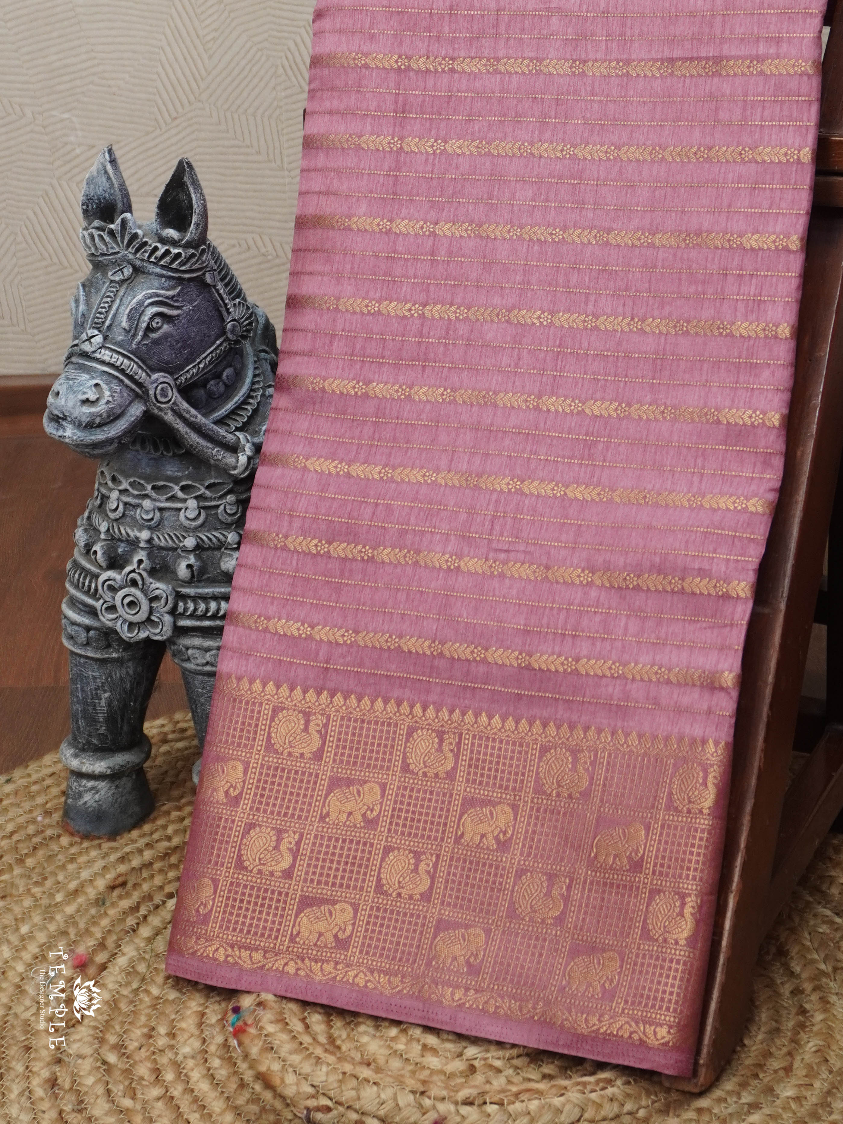Semi Tussar Silk Saree | TTDS3042