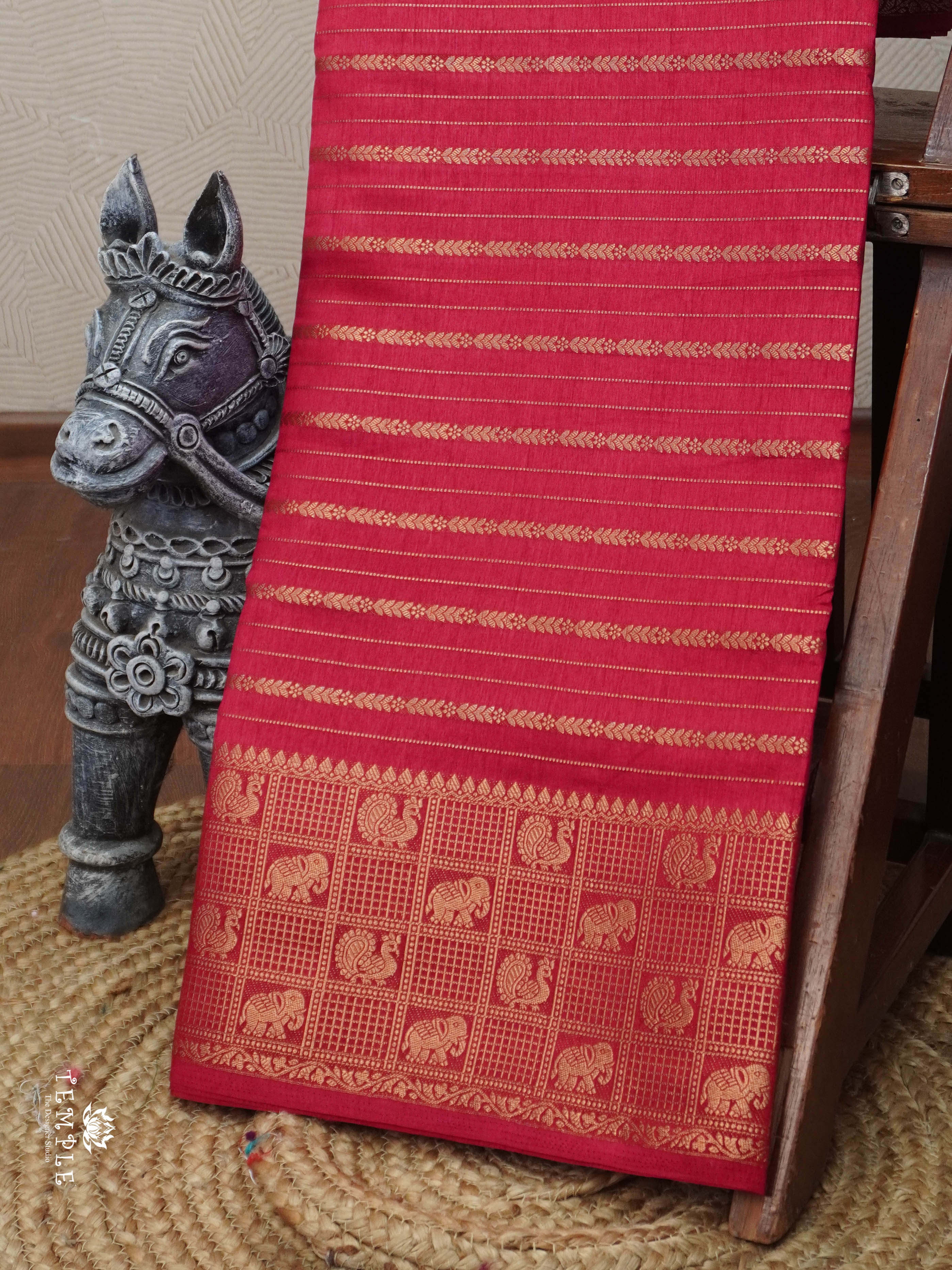 Semi Tussar Silk Saree | TTDS3042