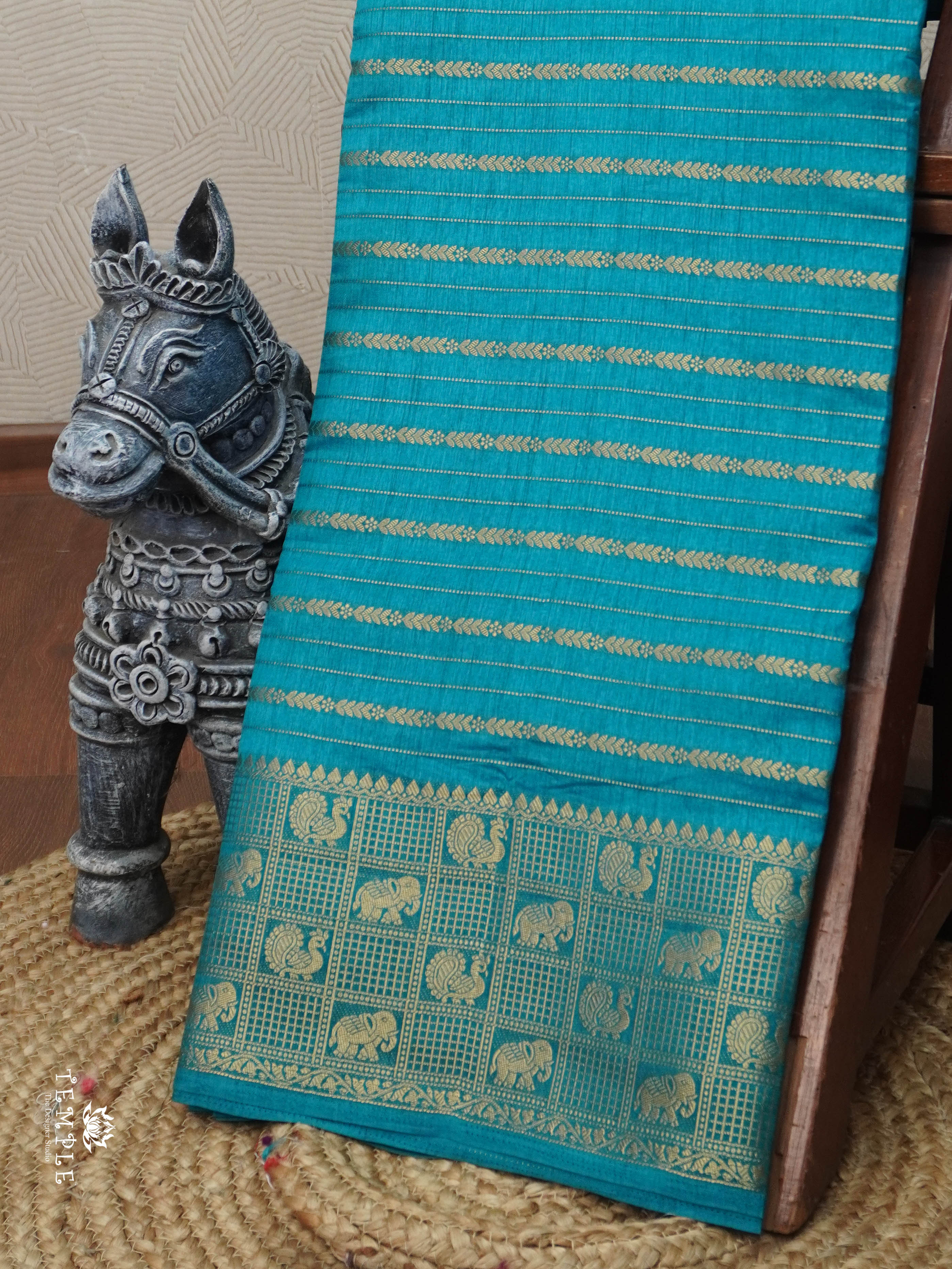 Semi Tussar Silk Saree | TTDS3042