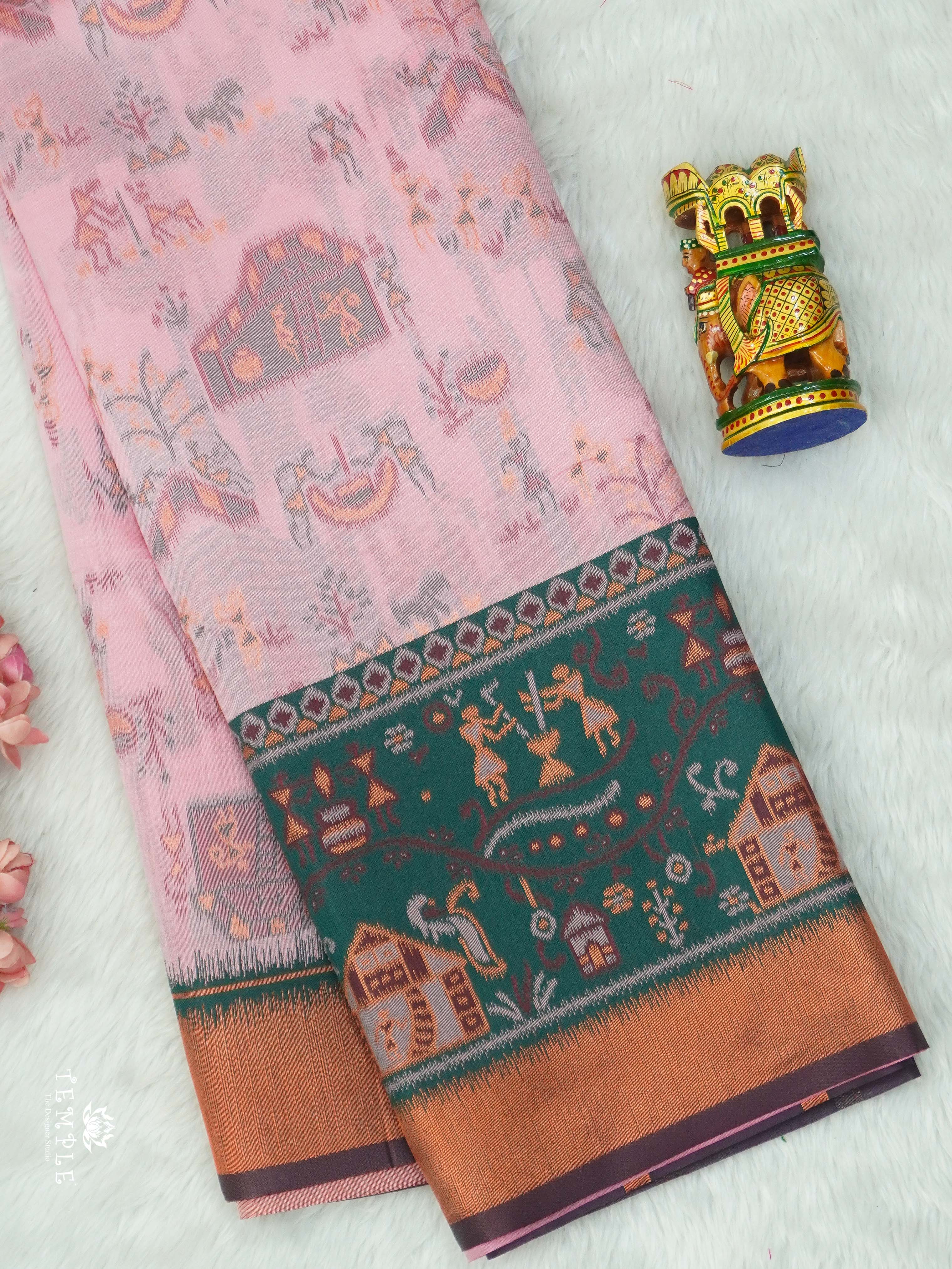Warli Printed Art Silk Sarees | TTDS2574 Design 5
