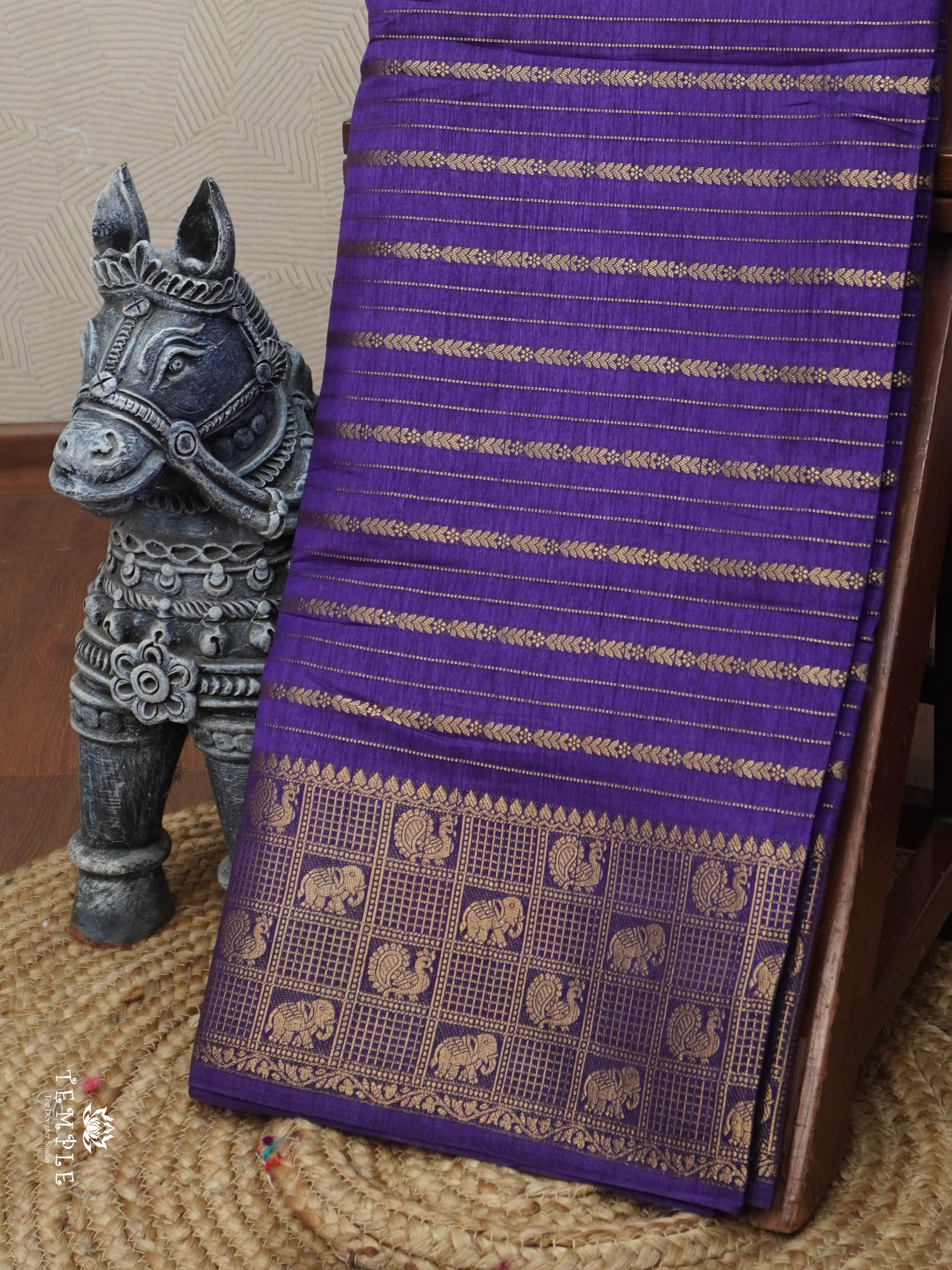 Semi Tussar Silk Saree | TTDS3042