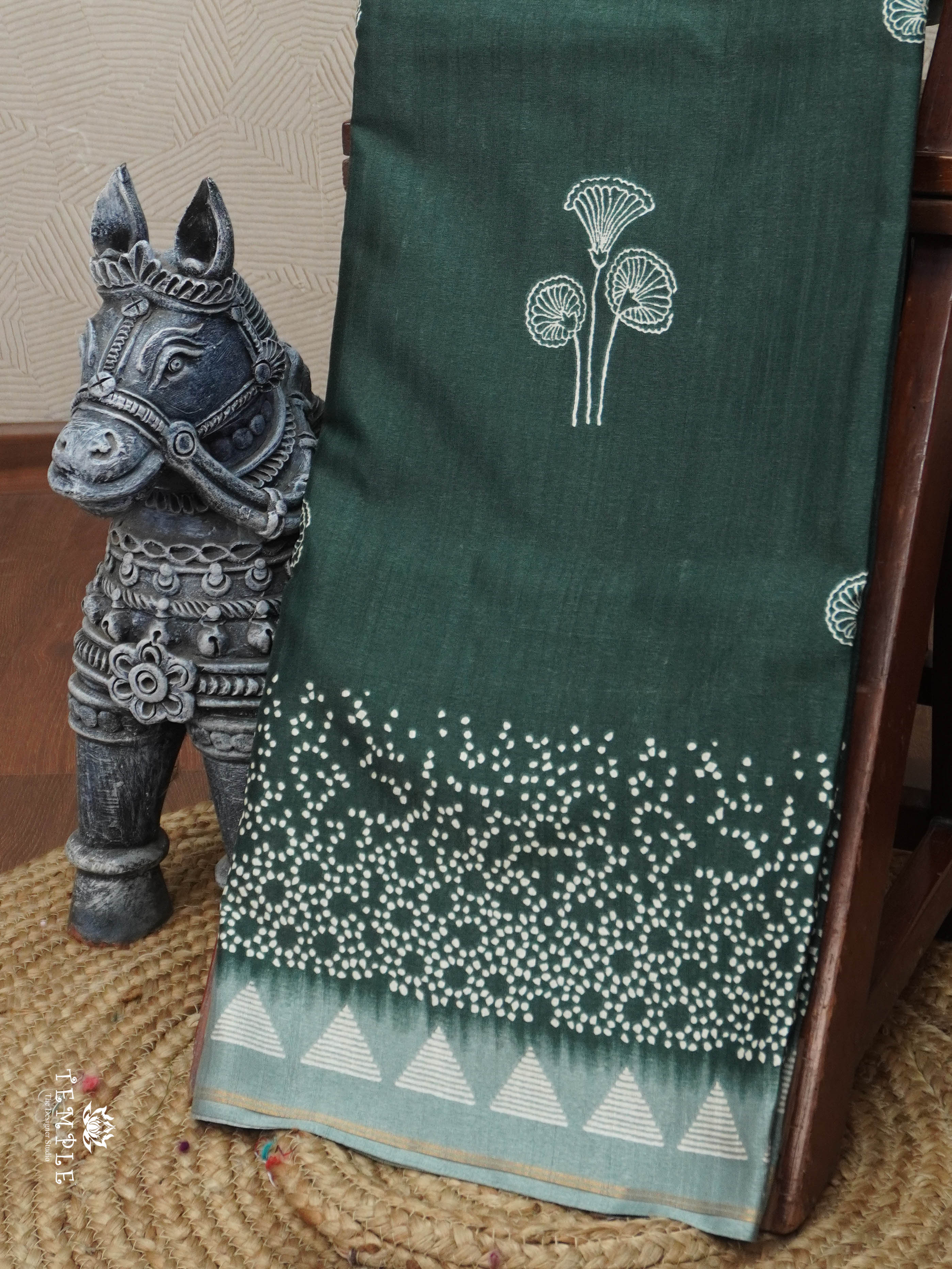 Chanderi Cotton Saree | TTDS3049