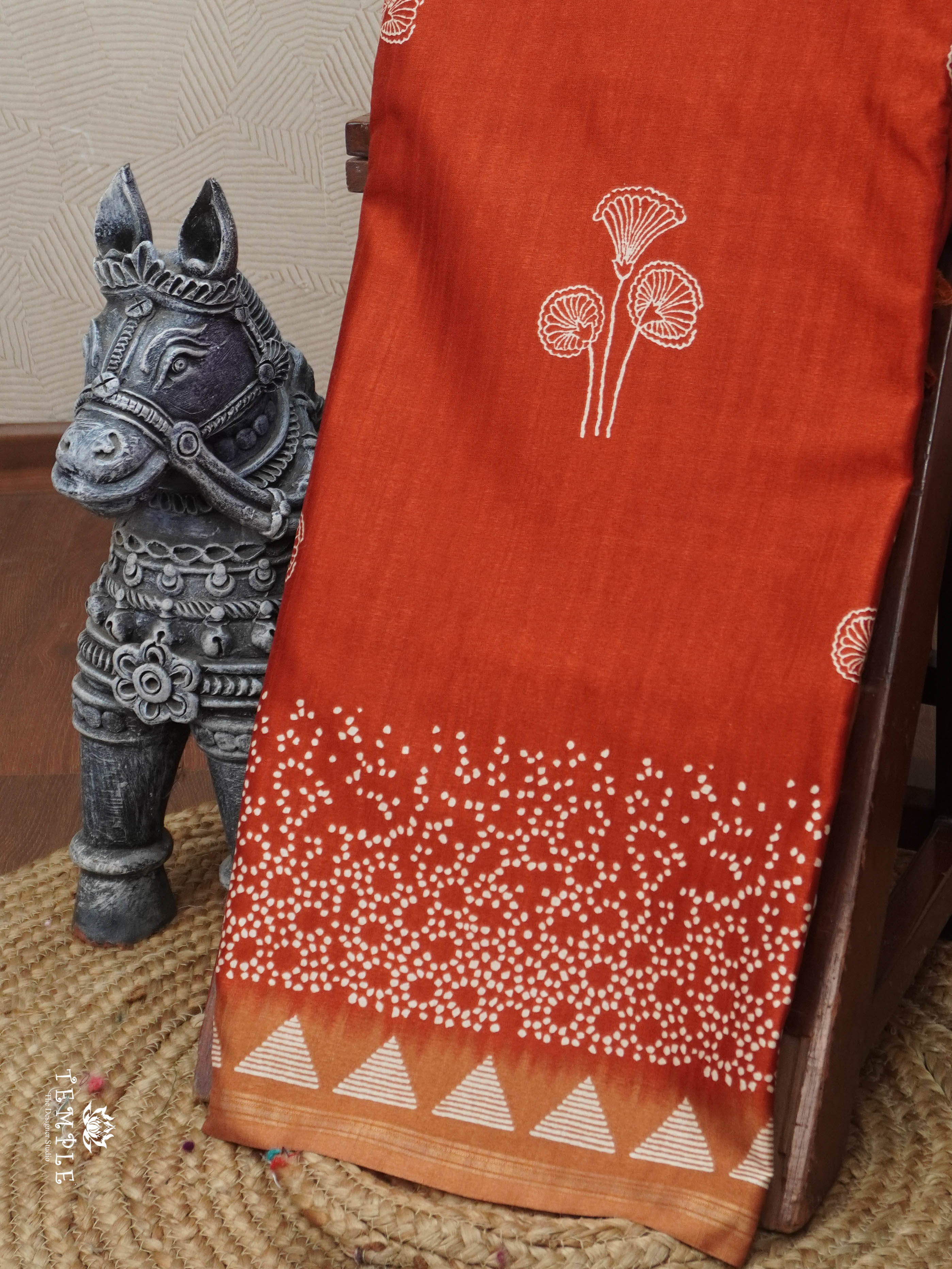 Chanderi Cotton Saree | TTDS3049