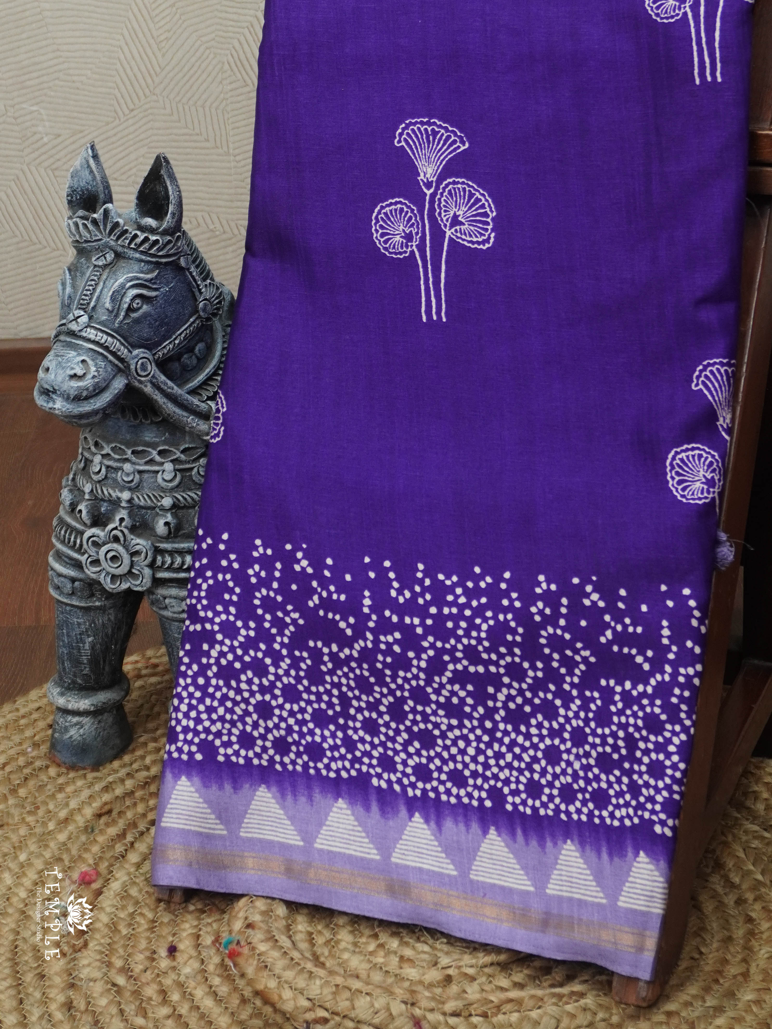 Chanderi Cotton Saree | TTDS3049