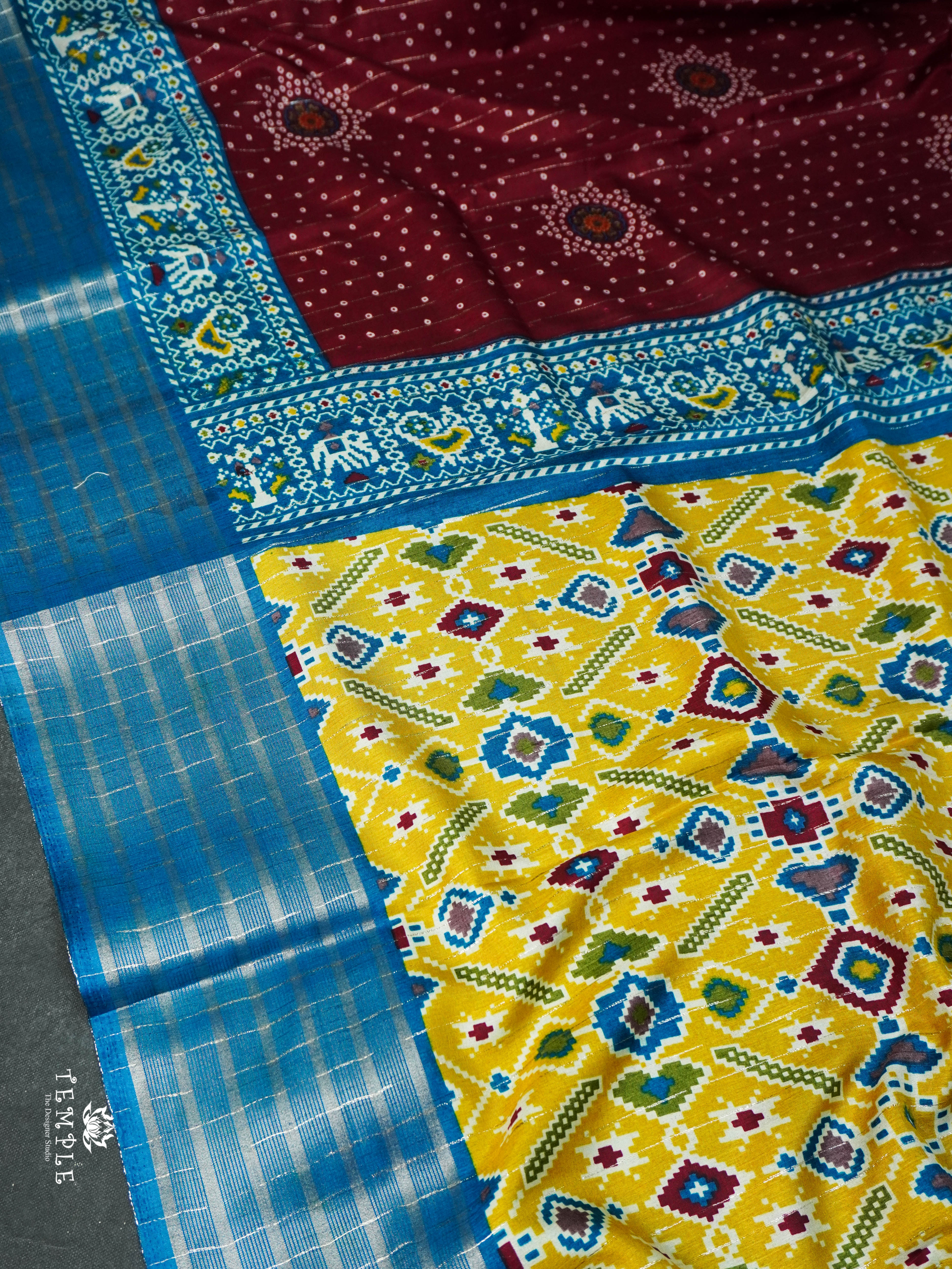 Printed Binny Silk Saree | TTDS1602 | Pongal Fest