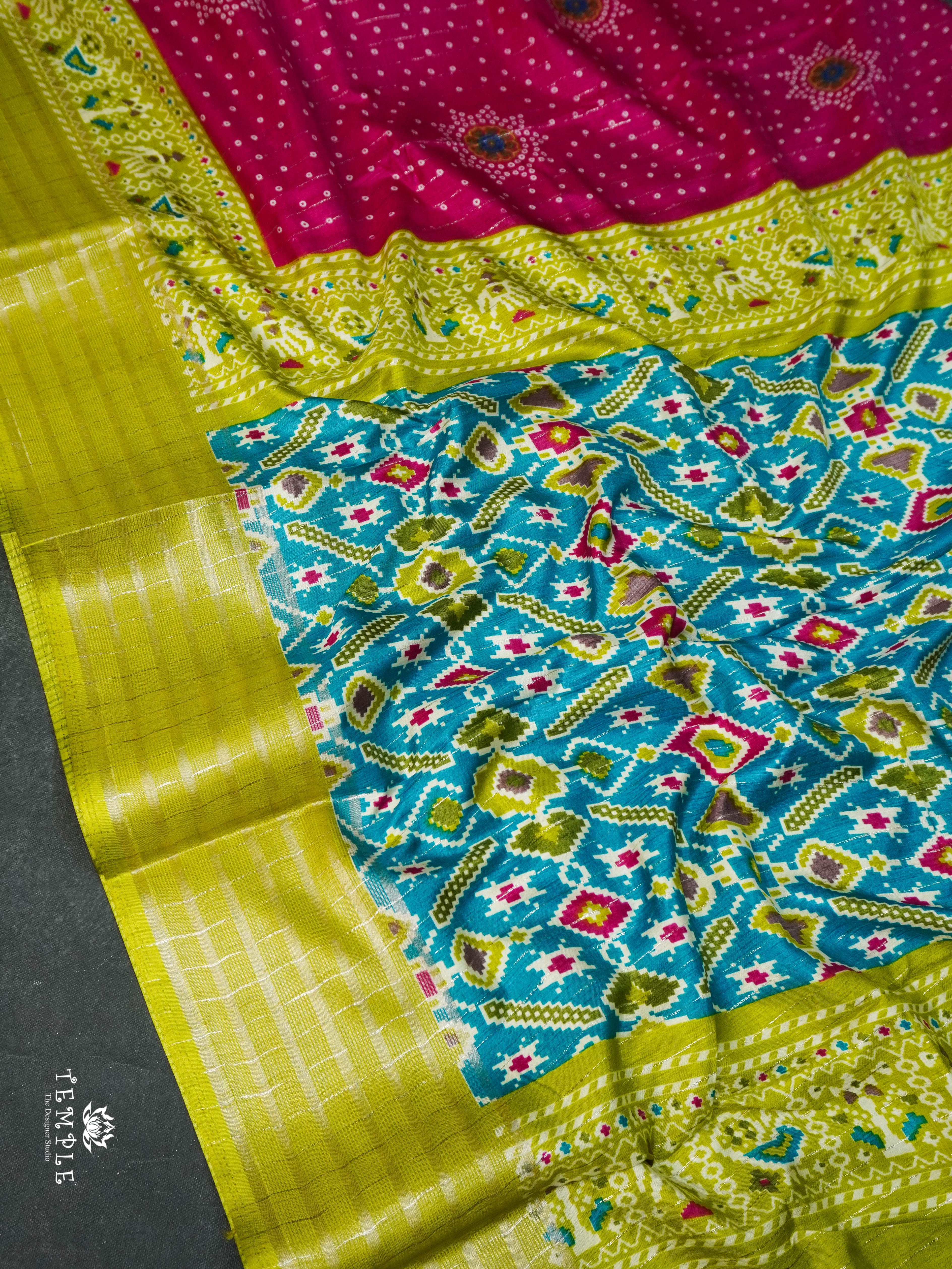 Printed Binny Silk Saree | TTDS1602 | Pongal Fest