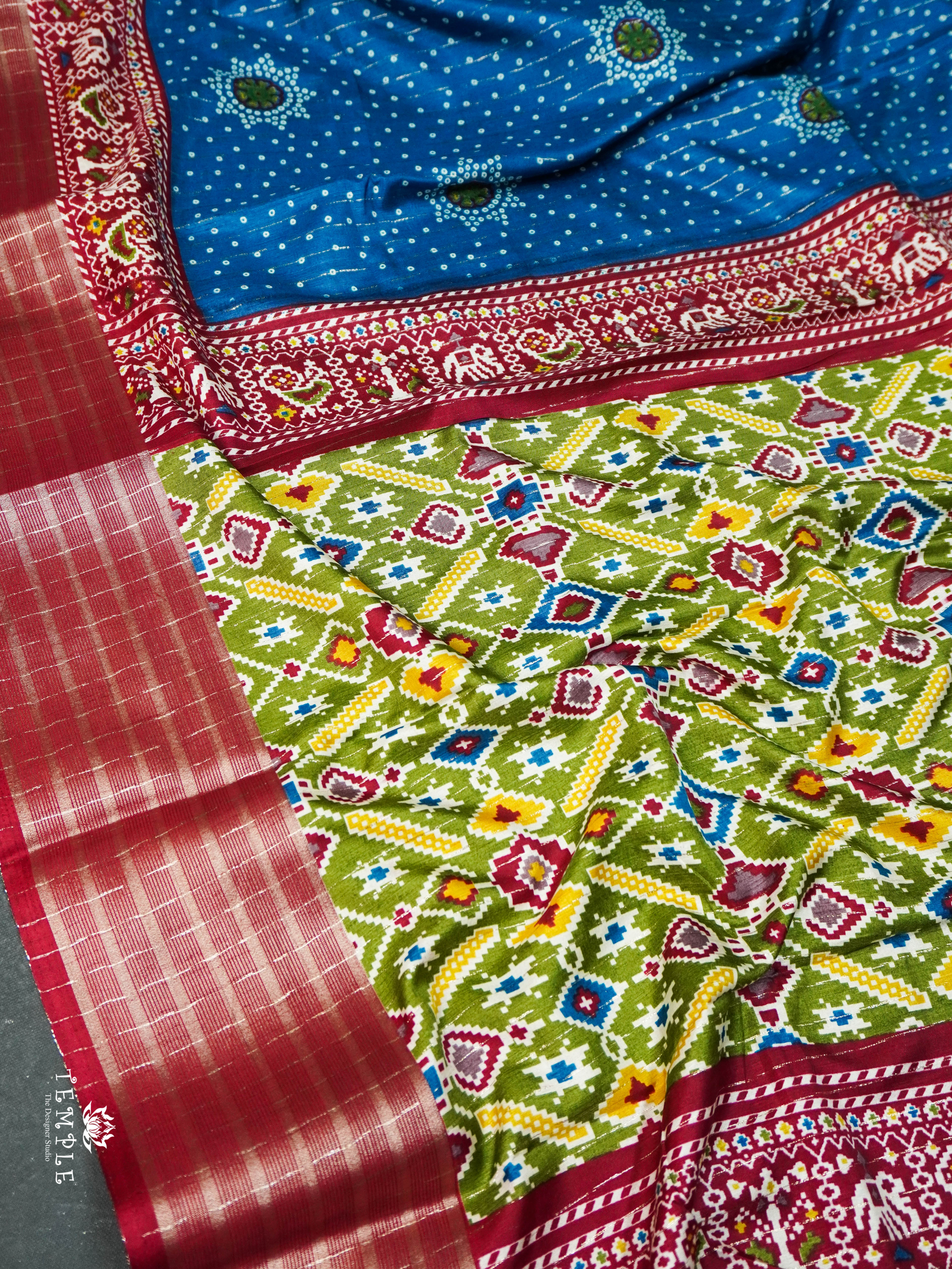 Printed Binny Silk Saree | TTDS1602 | Pongal Fest