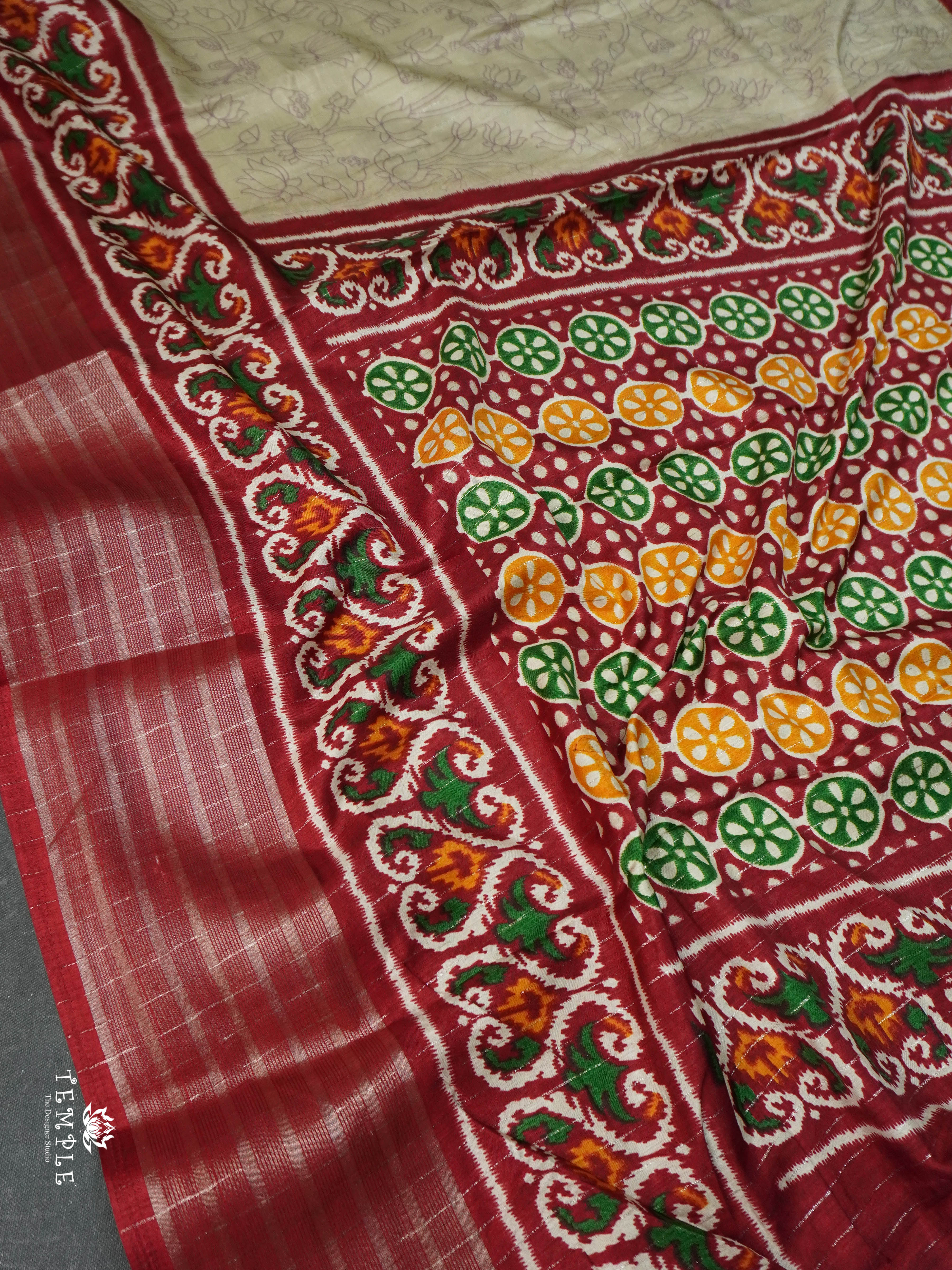 Pichwai Printed Saree | TTDS1593 | Pongal Fest