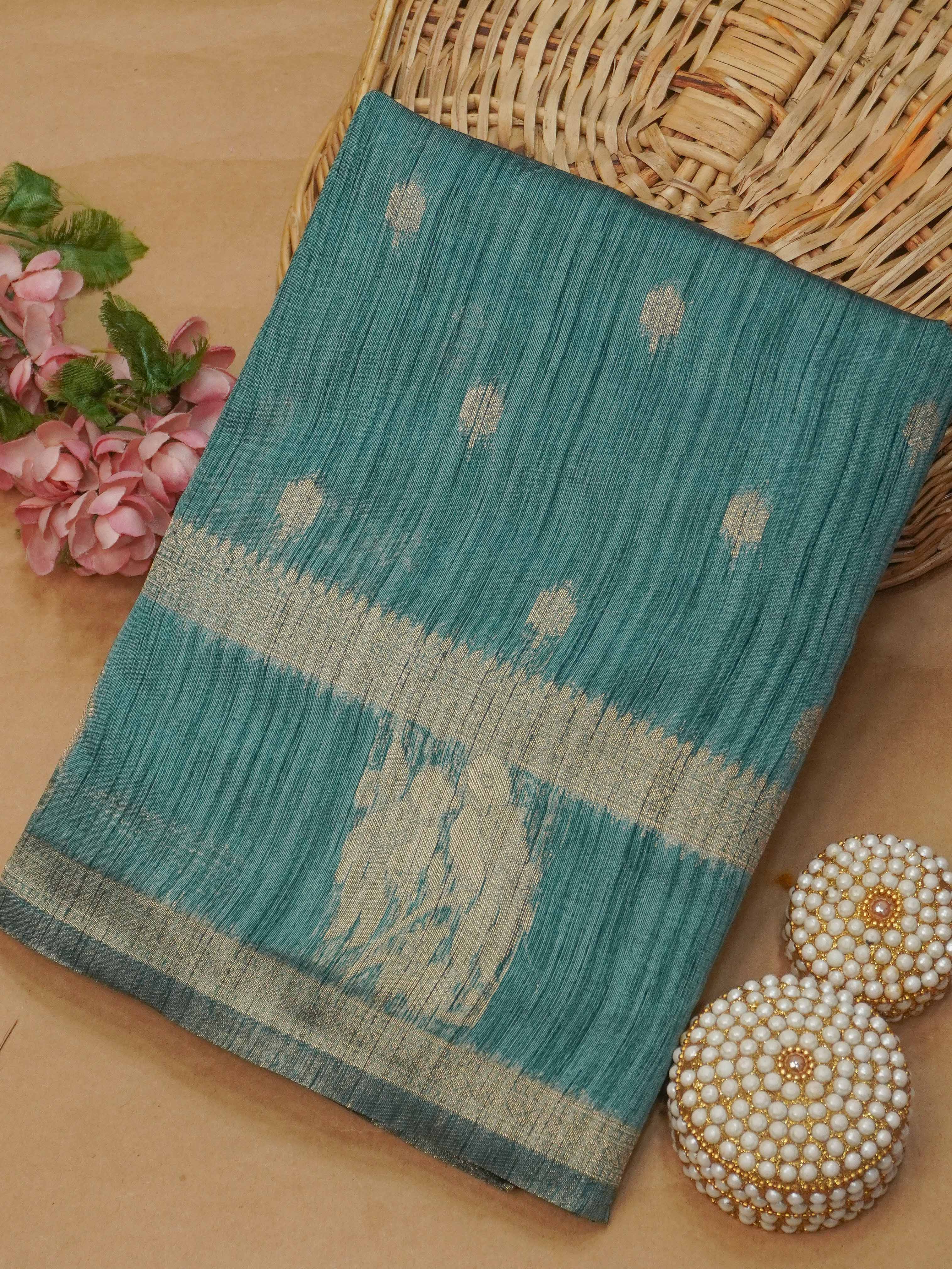 Kora Banarasi Saree | TTDS3503