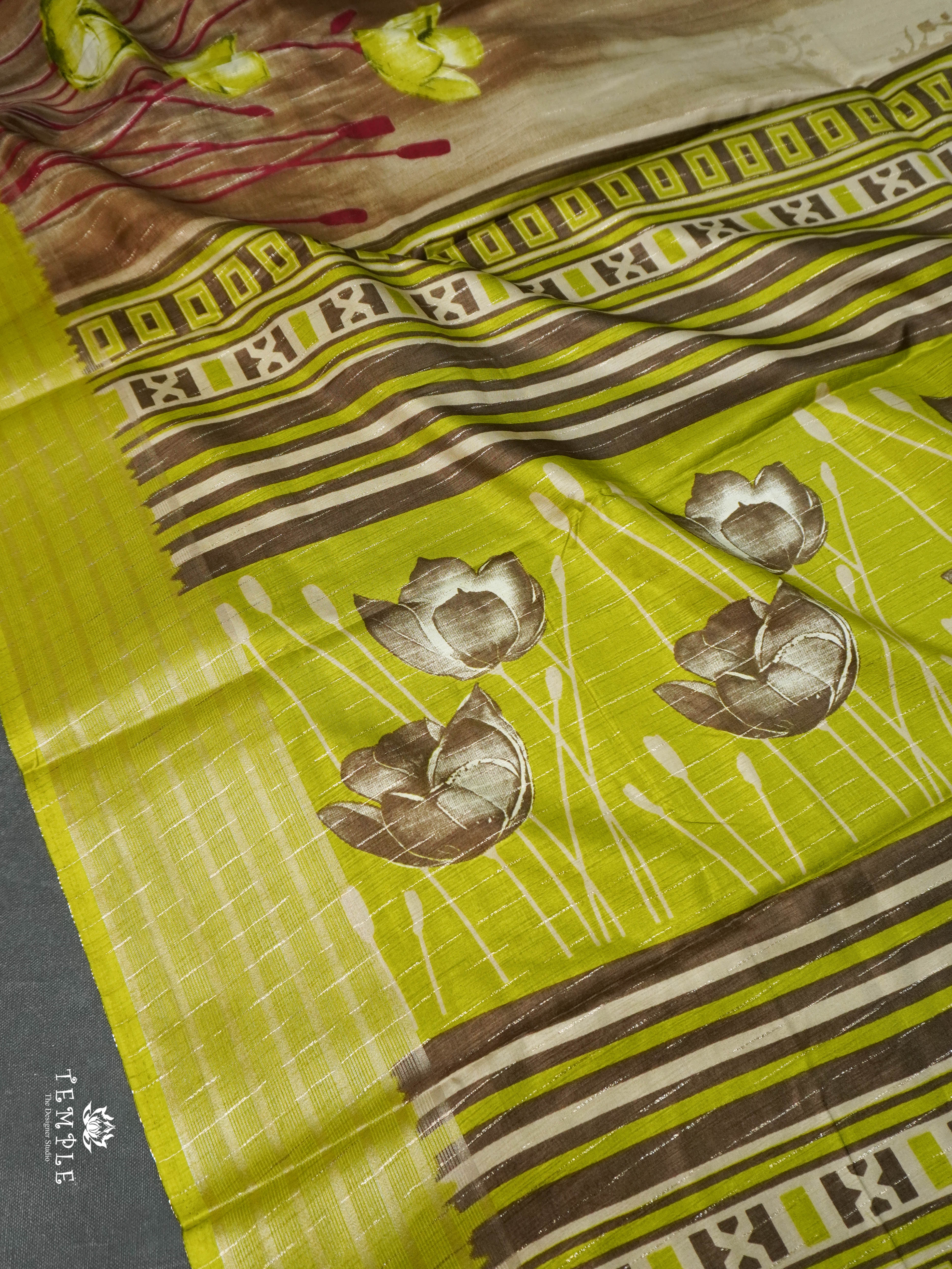 Binny Silk Saree With Zari Stripes | TTDS1599 | Pongal Fest