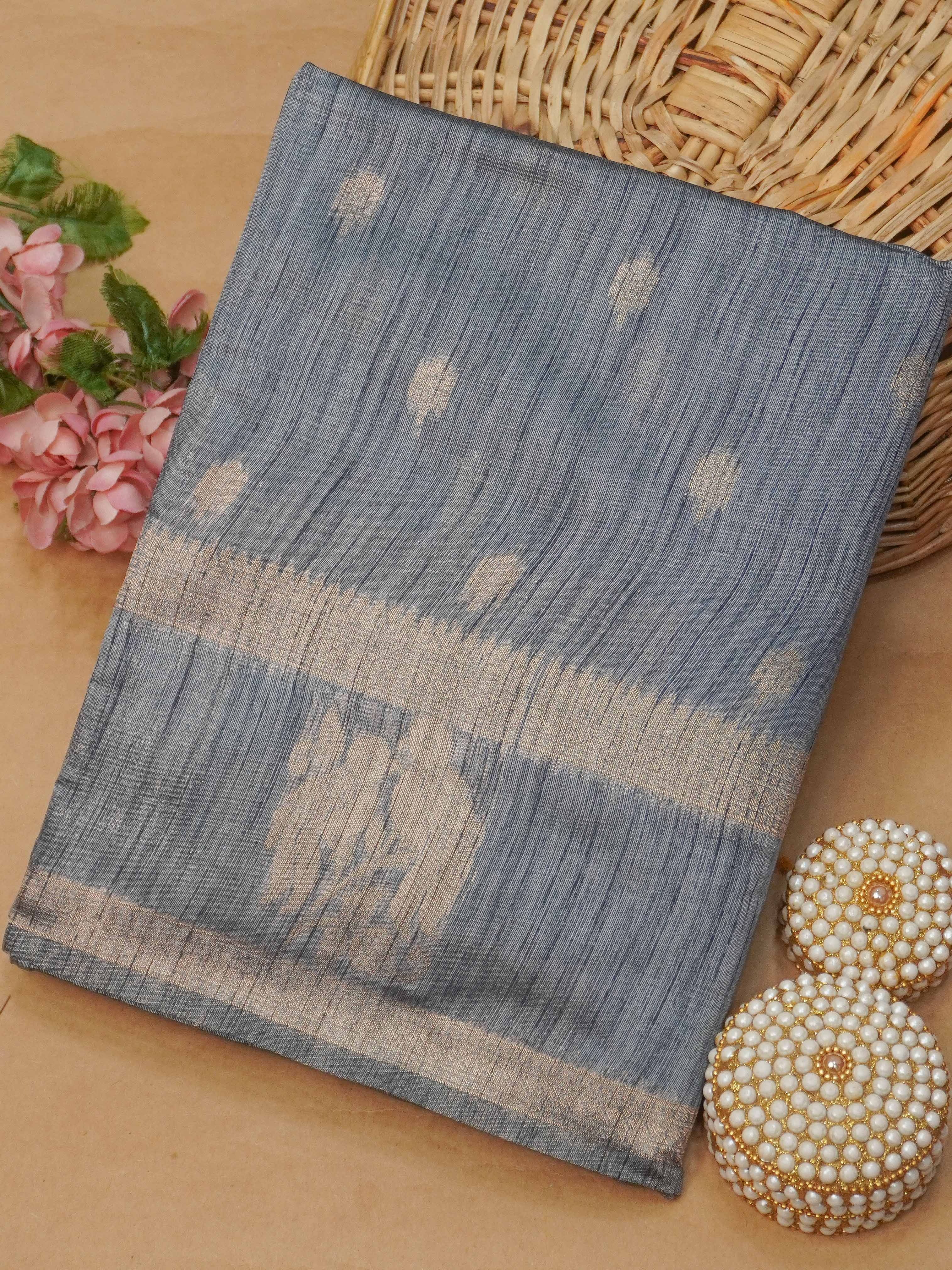 Kora Banarasi Saree | TTDS3503