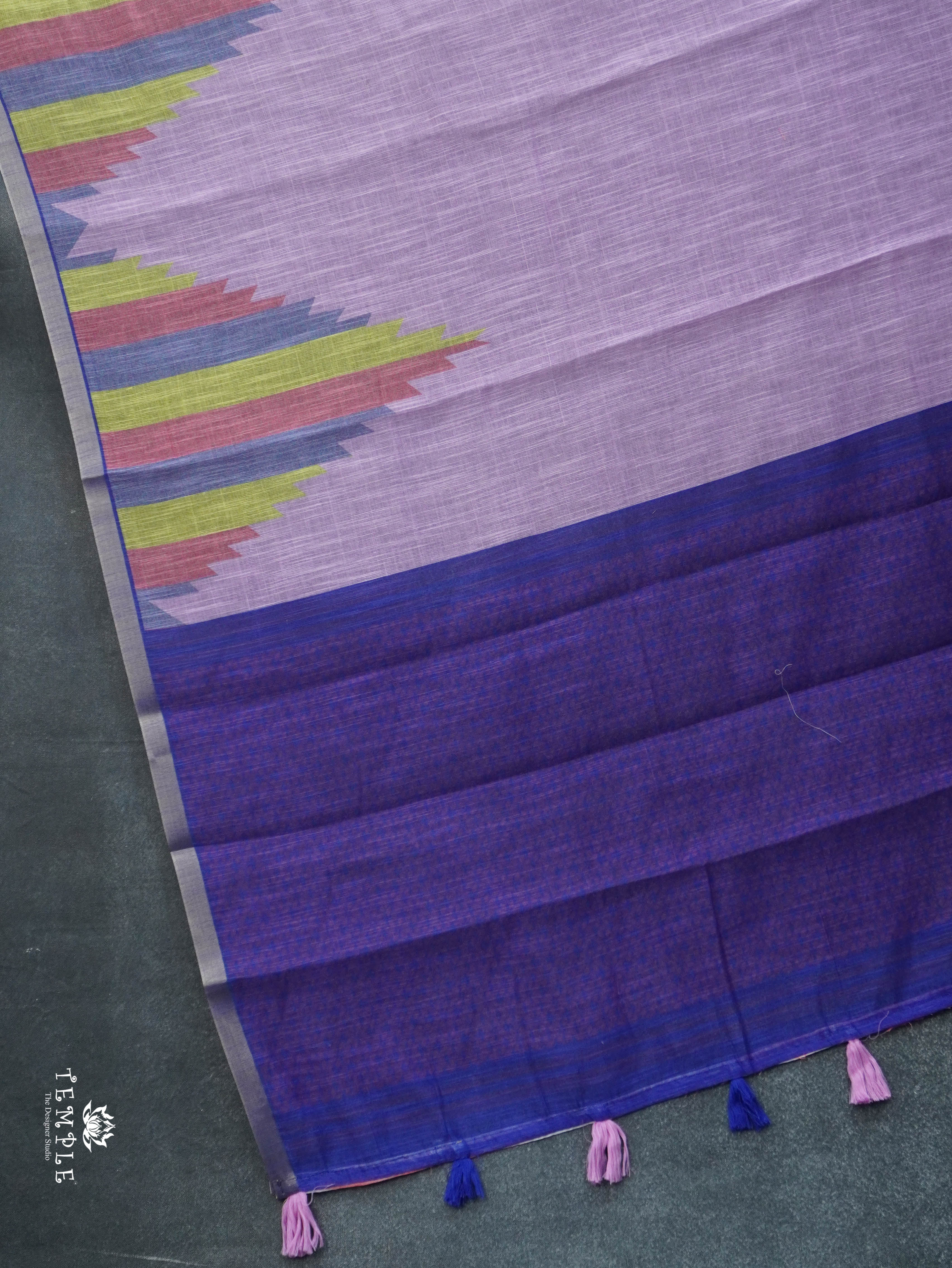 Linen Cotton Saree | TTDS3046