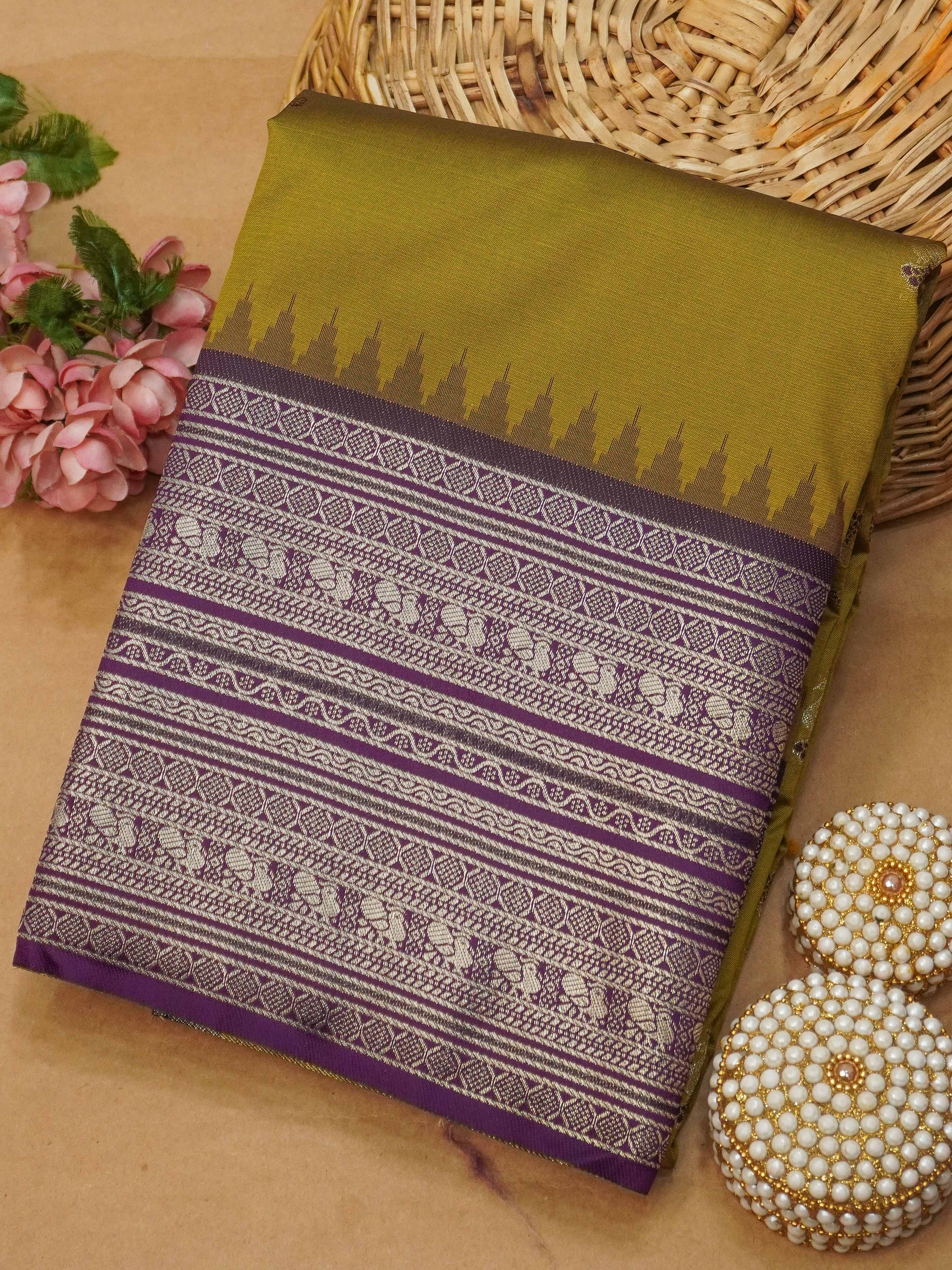 Semi Silk Saree | TTDS3486
