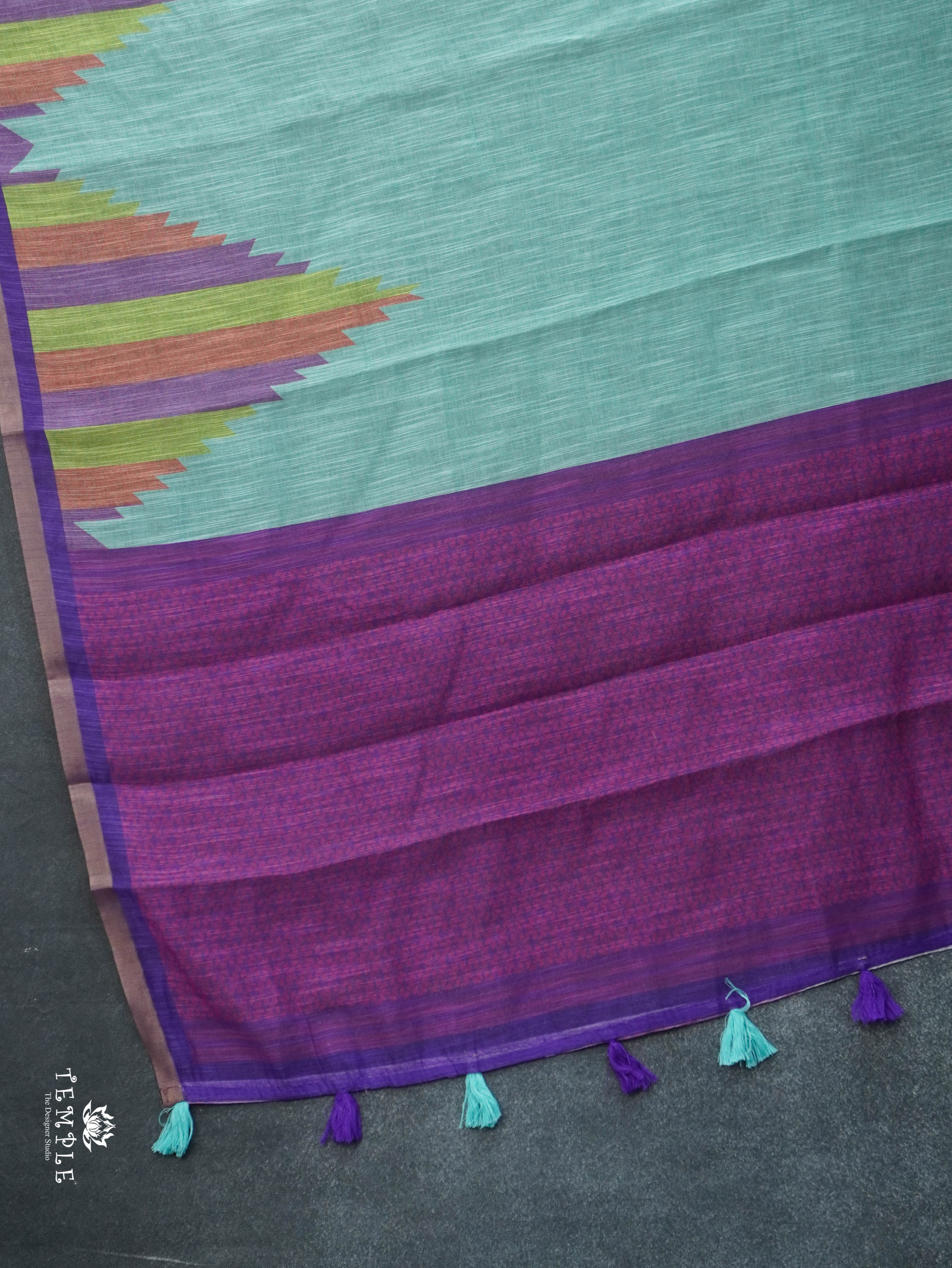 Linen Cotton Saree | TTDS3046