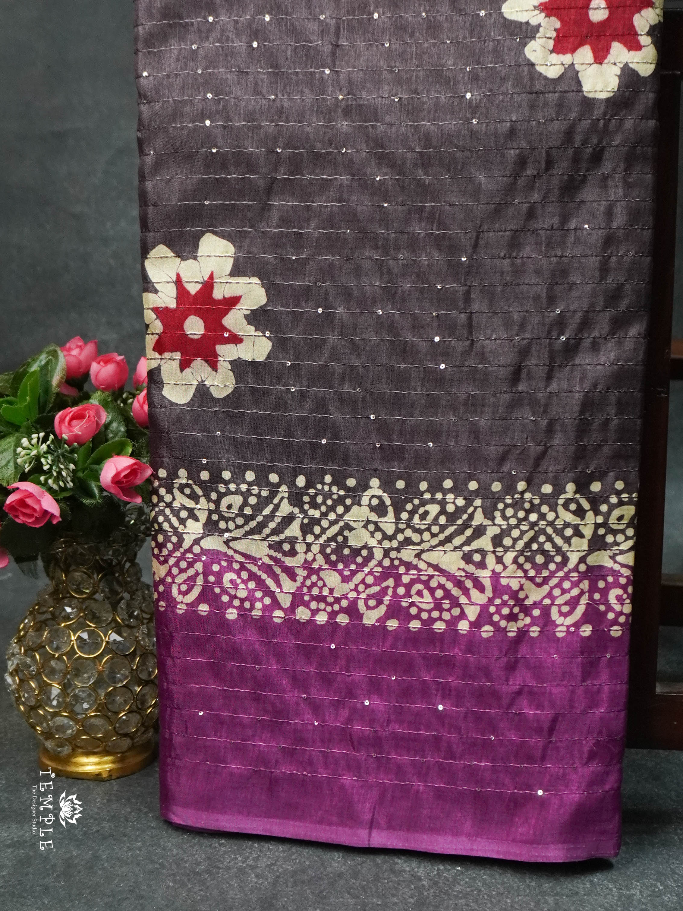 Batik Printed Saree | TTDS1595 | Pongal Fest