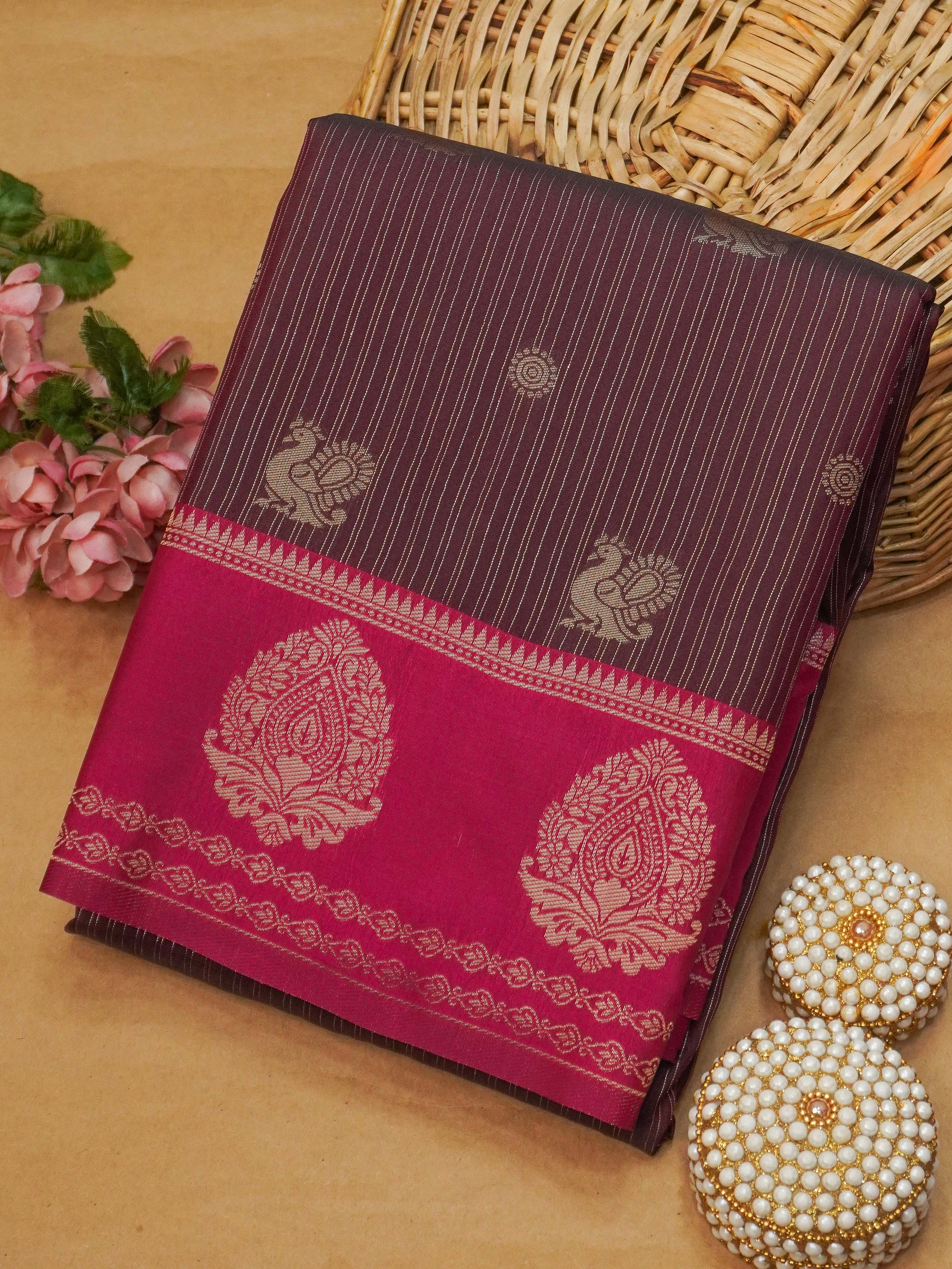 Semi Silk Saree | TTDS3505