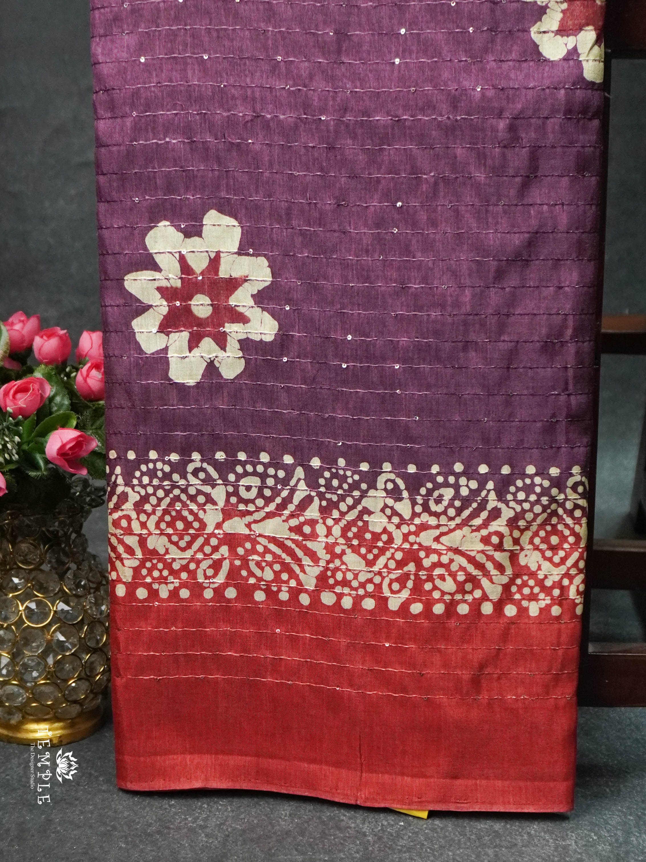 Batik Printed Saree | TTDS1595 | Pongal Fest