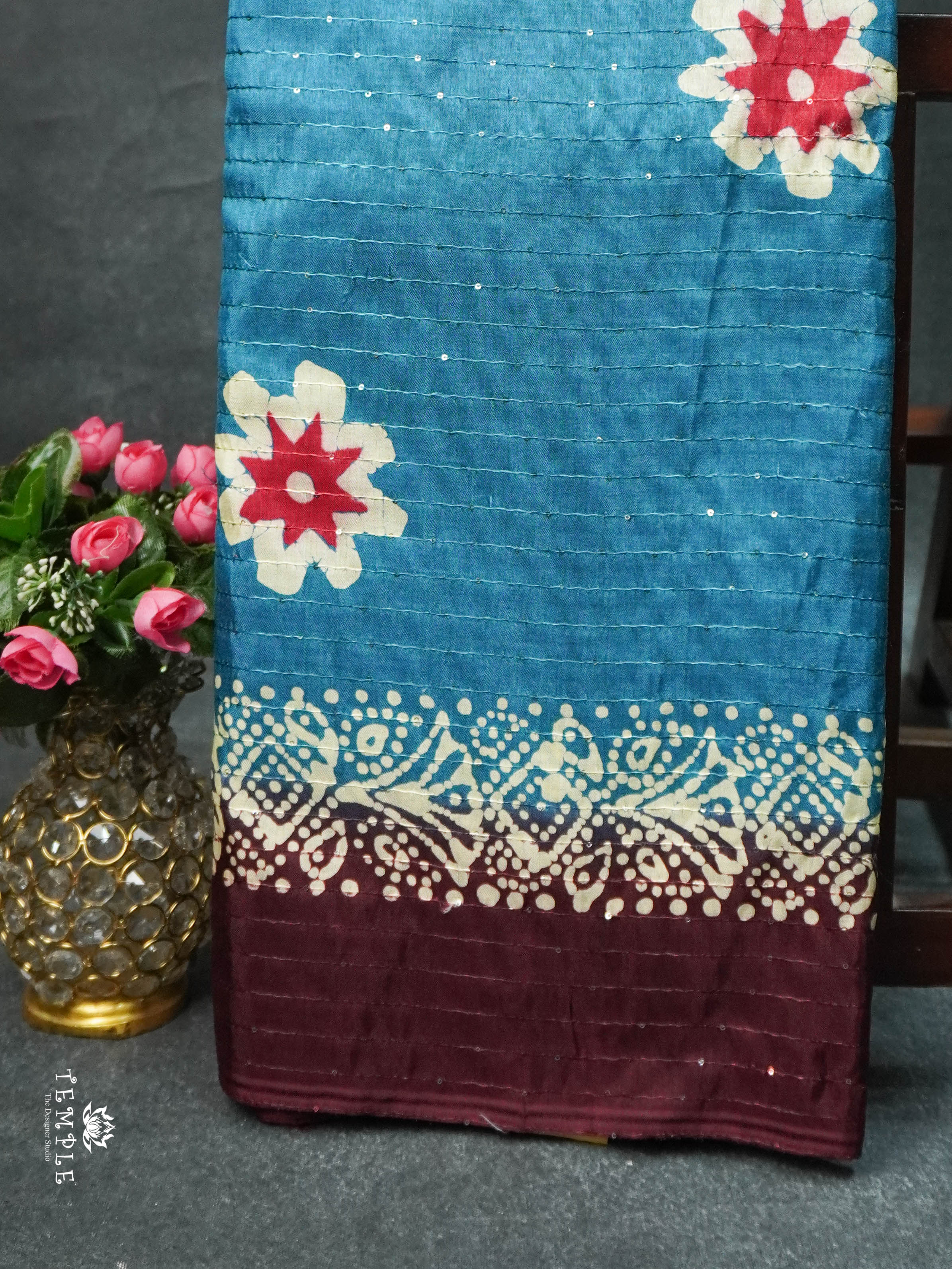 Batik Printed Saree | TTDS1595 | Pongal Fest