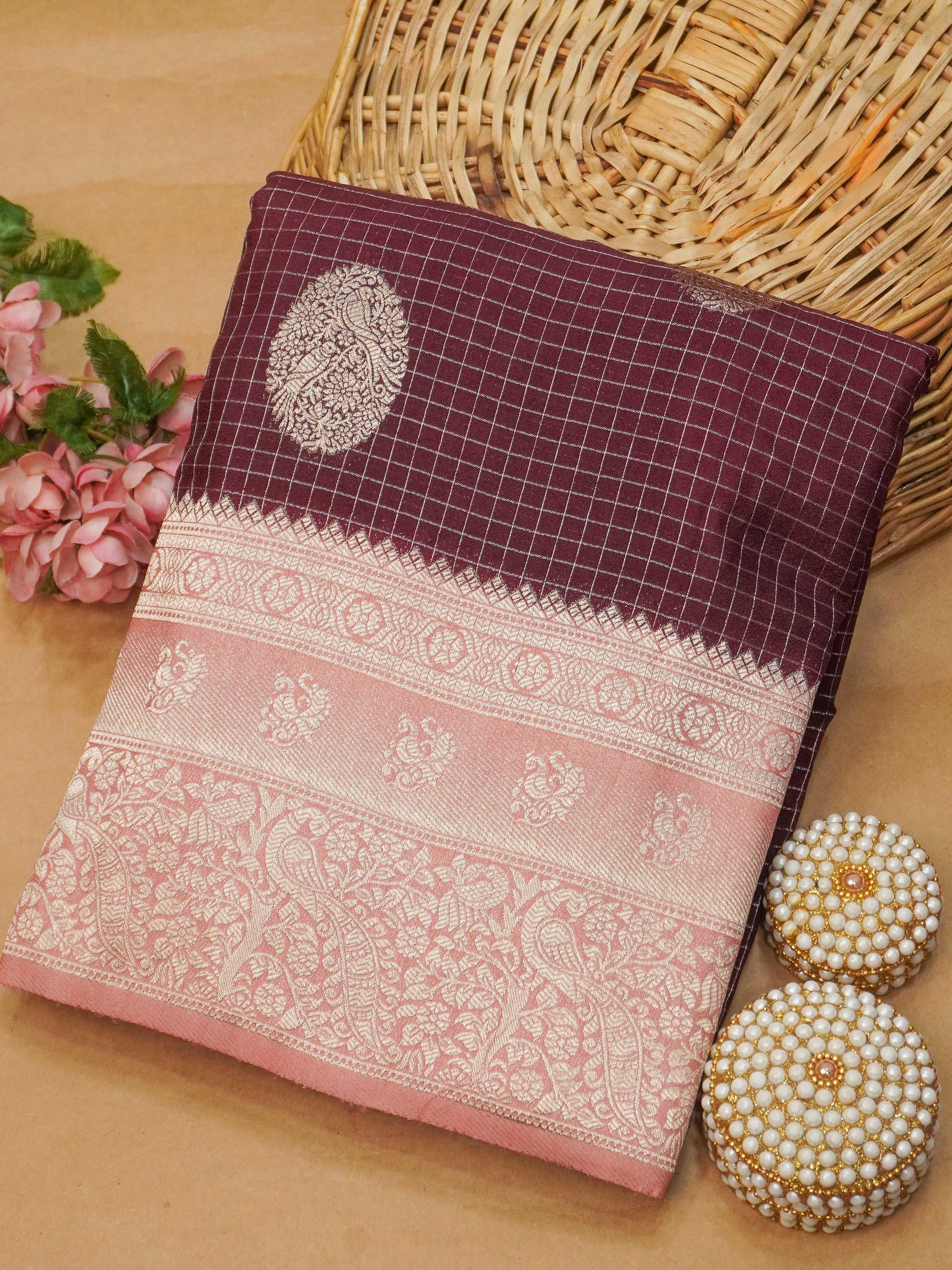 Viscose Georgette Saree | TTDS3489