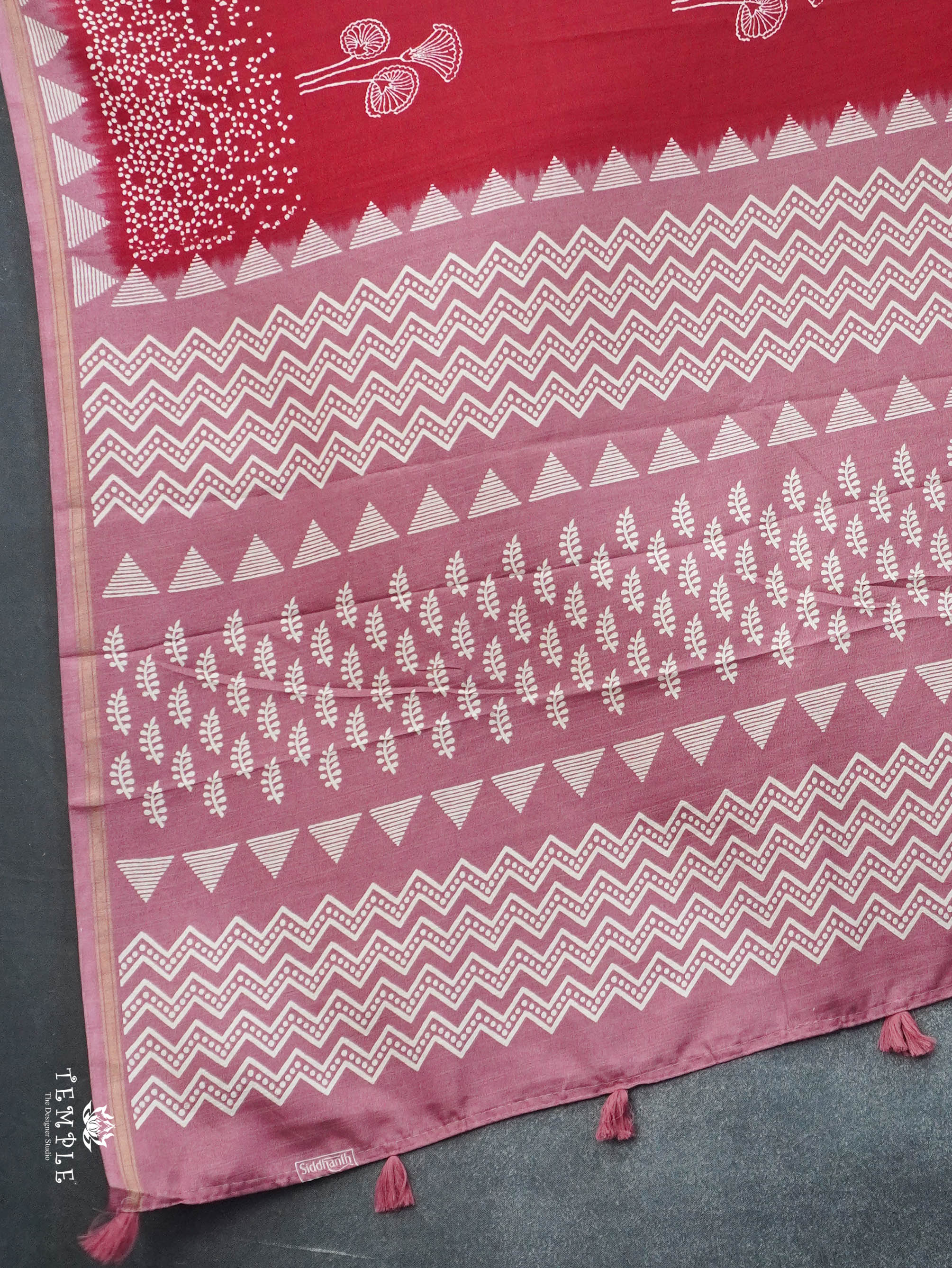 Chanderi Cotton Saree | TTDS3049