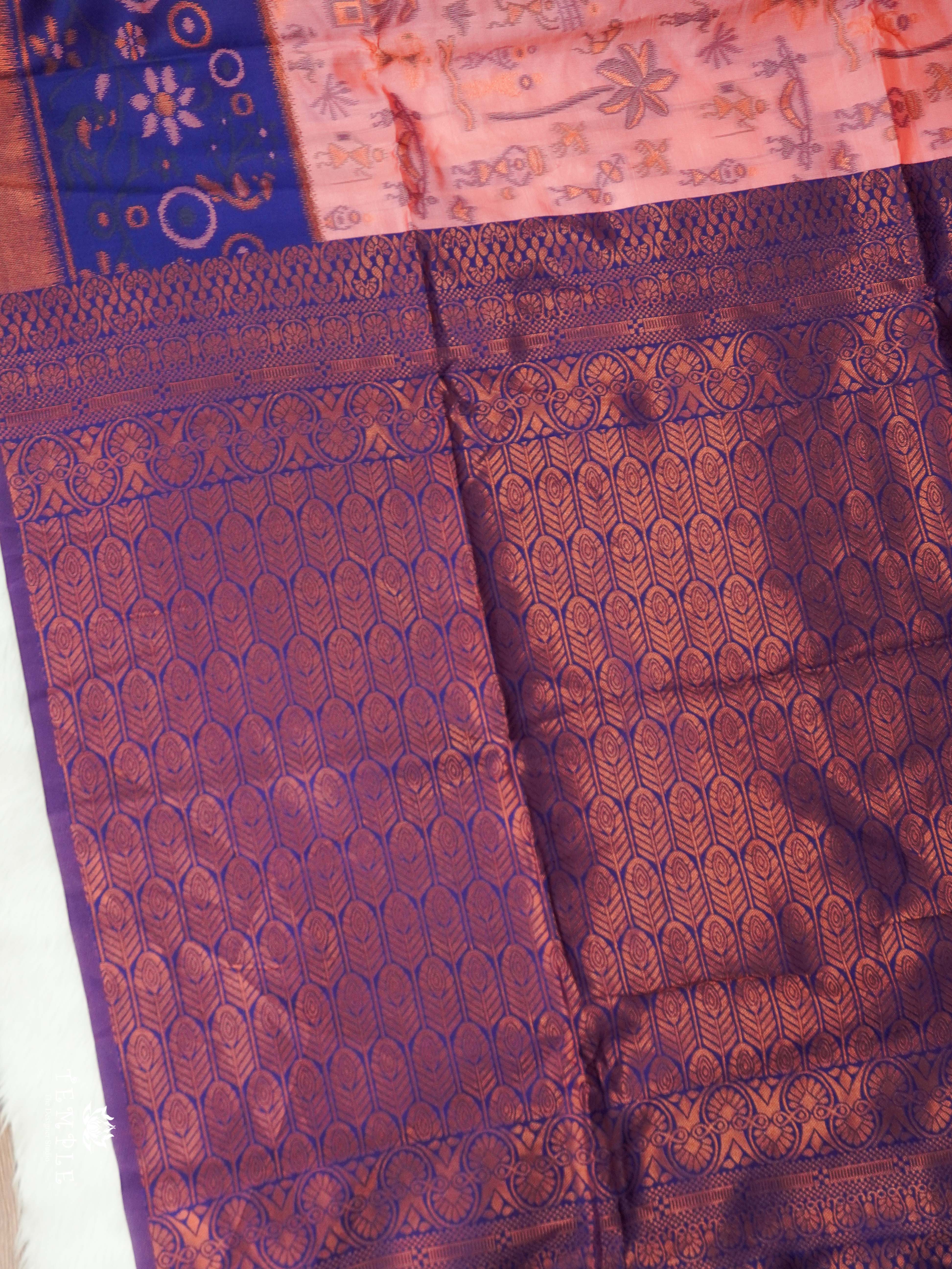 Warli Printed Art Silk Sarees | TTDS2568 | Design 1