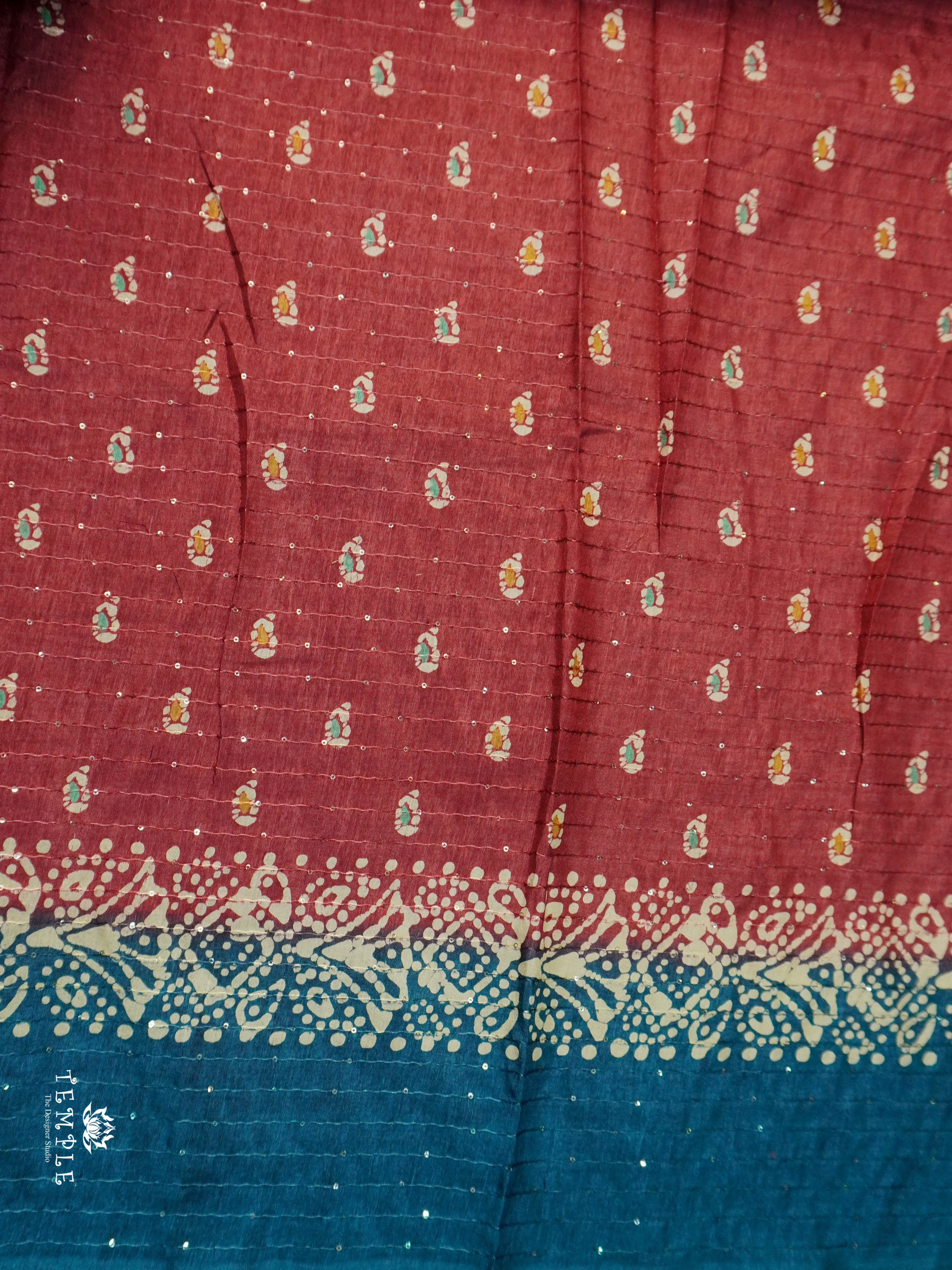 Batik Printed Saree | TTDS1595 | Pongal Fest