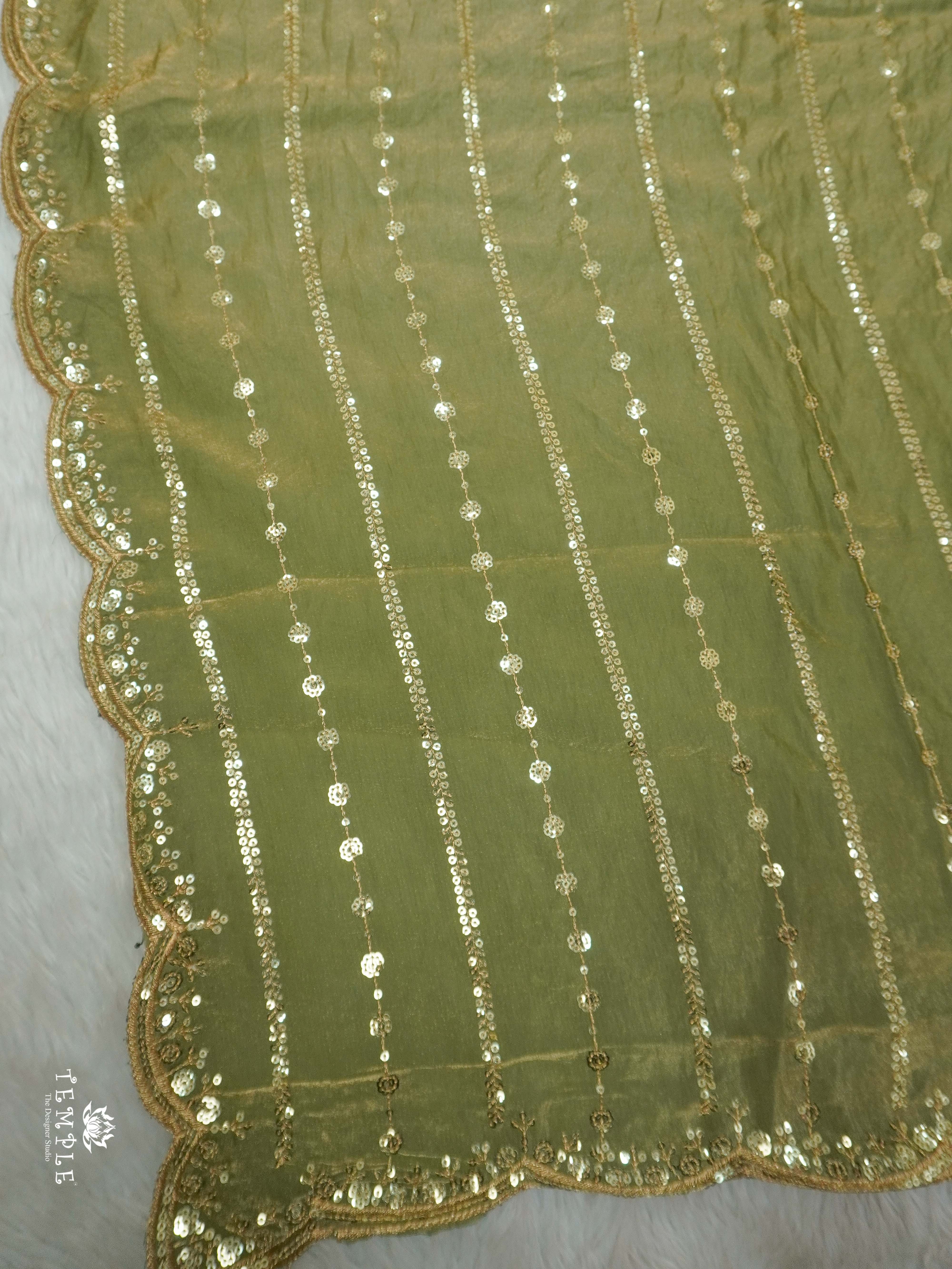 Designer Saree With Zari Embroidery Work | TTDS2562