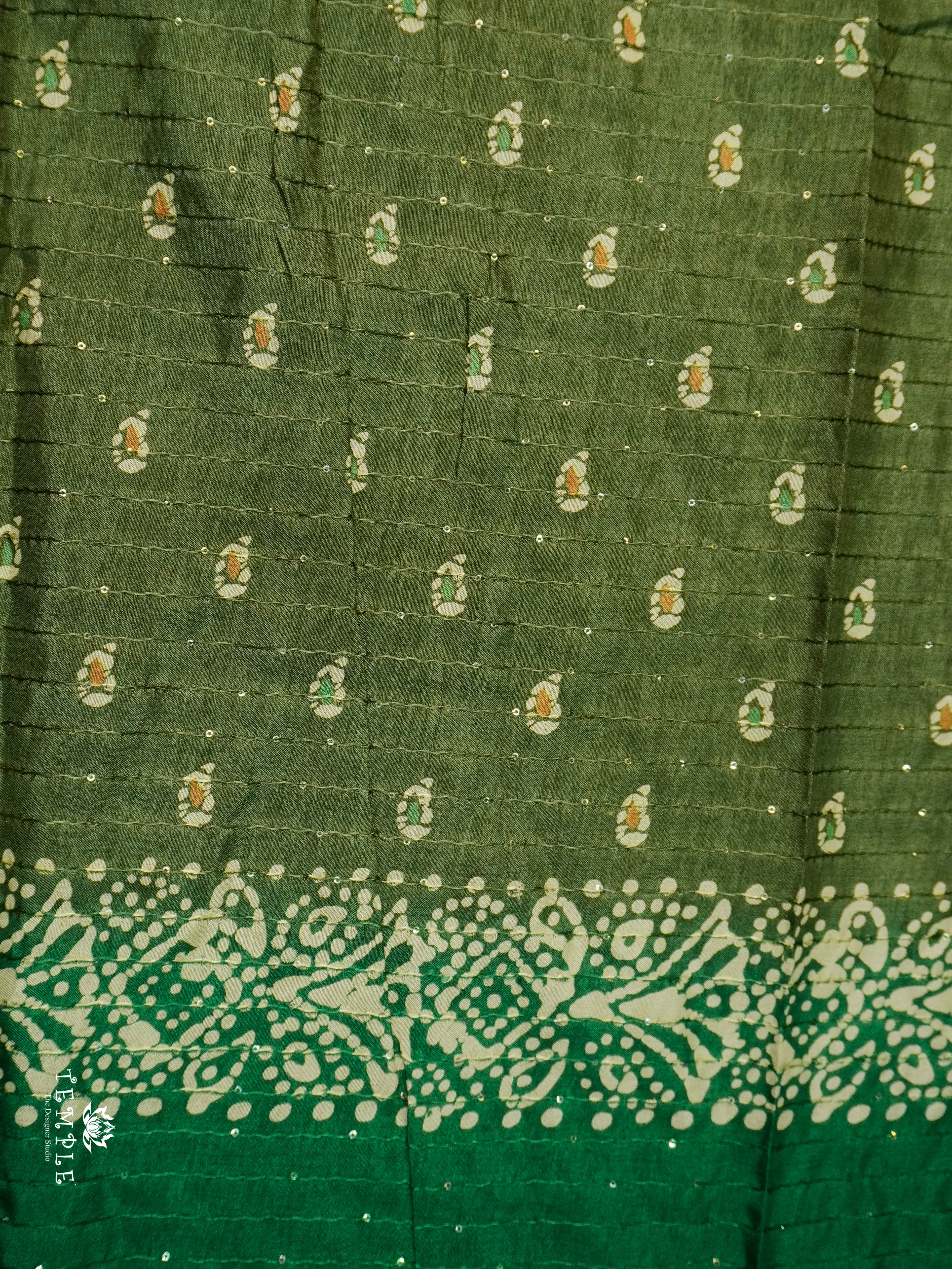 Batik Printed Saree | TTDS1595 | Pongal Fest